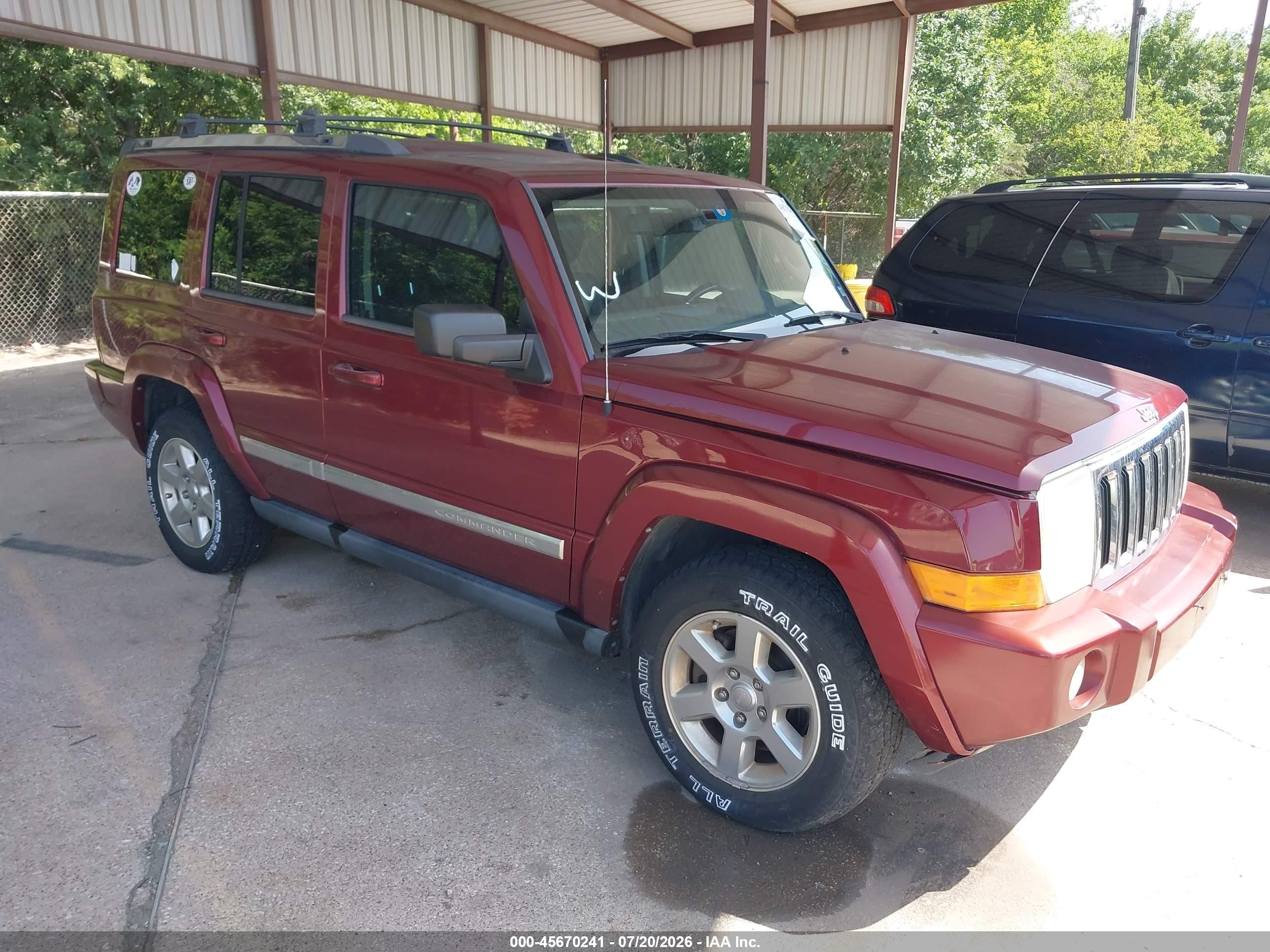 2008 Jeep Commander Limited, VIN 1J8HG58258C130991 — Normal wear