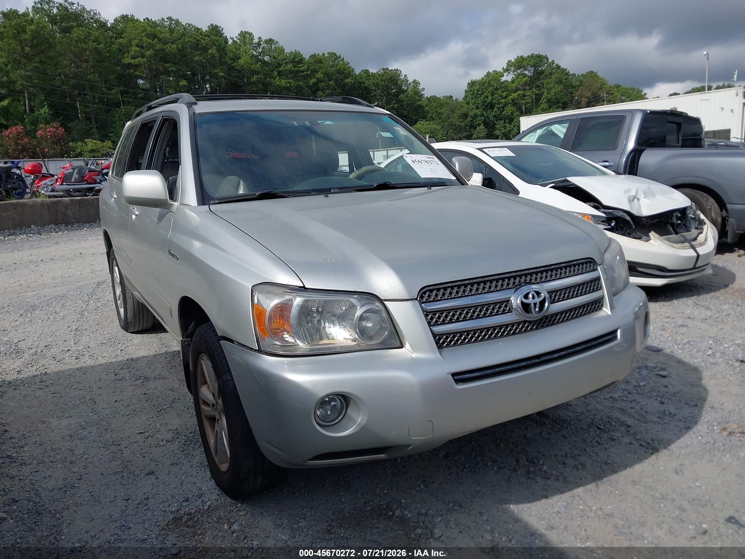 2006 Toyota Highlander Limited, VIN JTEEW21A060002598 — Rear end
