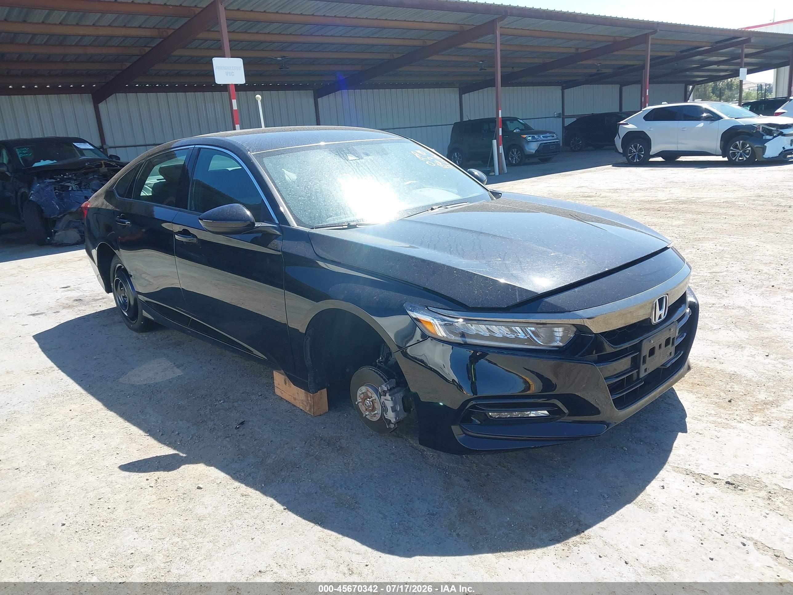 2018 Honda Accord Sport, VIN 1HGCV1F34JA248898 — Theft recovery
