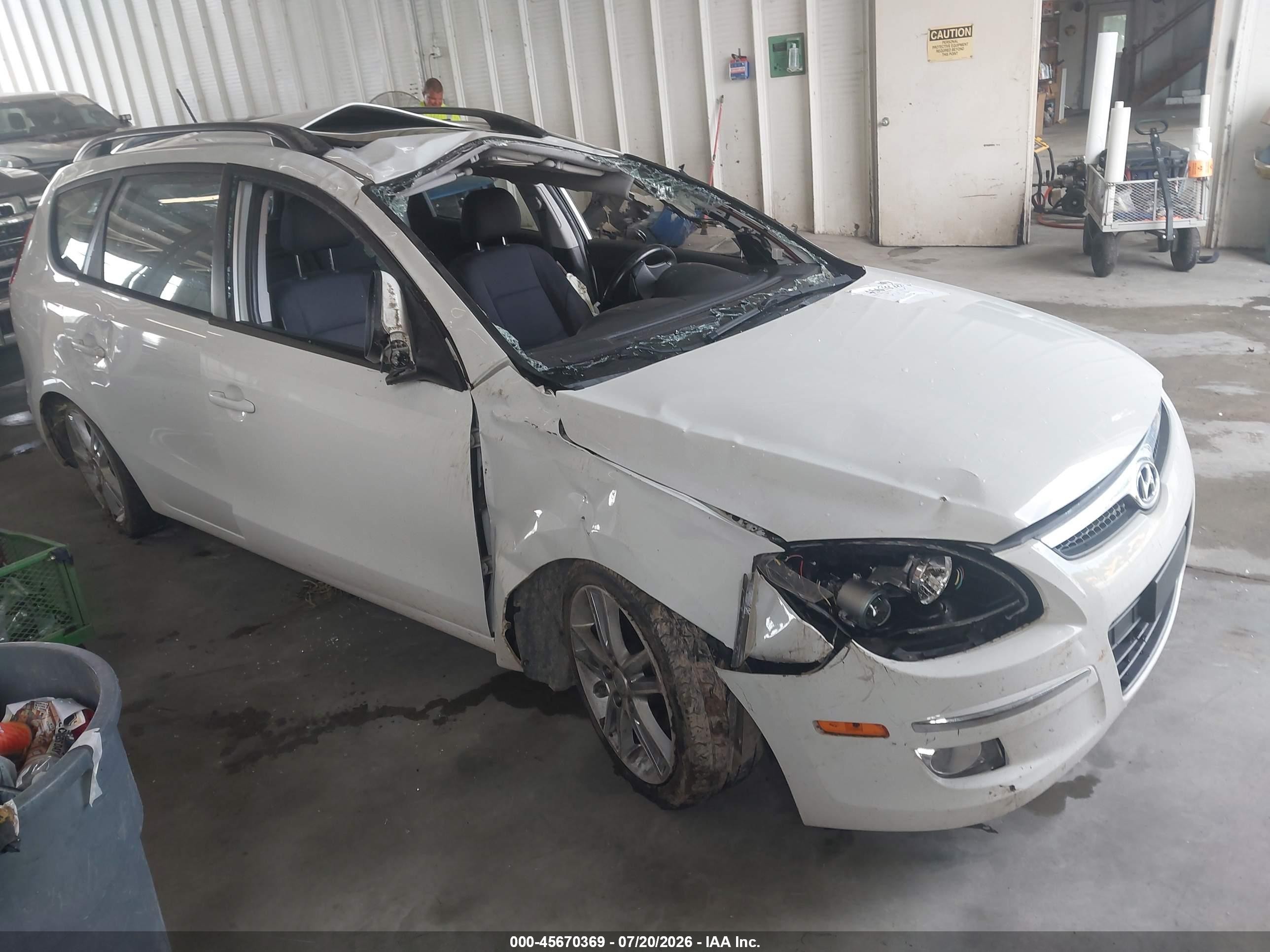 2010 Hyundai Elantra SE, VIN KMHDC8AEXAU079653 — Rollover