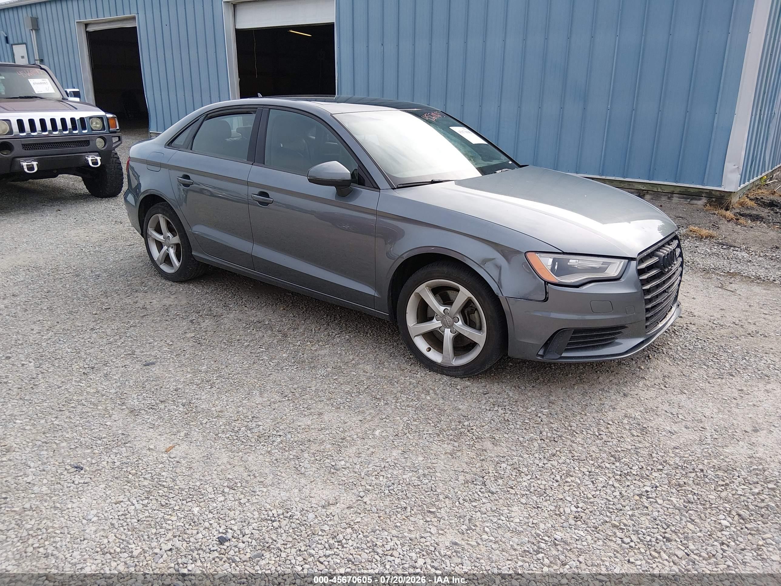 2015 Audi A3 Premium, VIN WAUACGFF6F1061515 — Normal wear