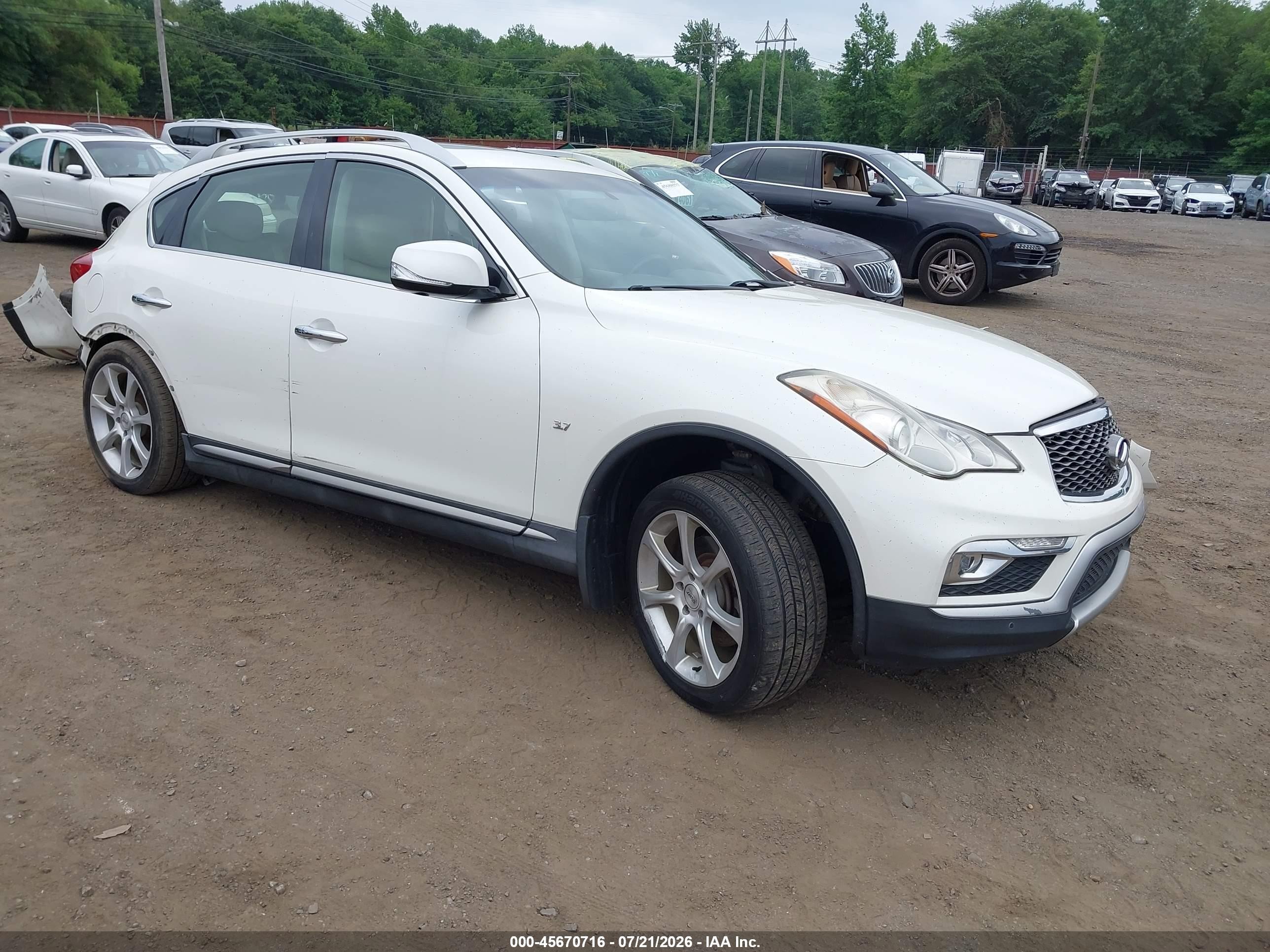 2016 Infiniti QX50, VIN JN1BJ0RR3GM262690 — All over