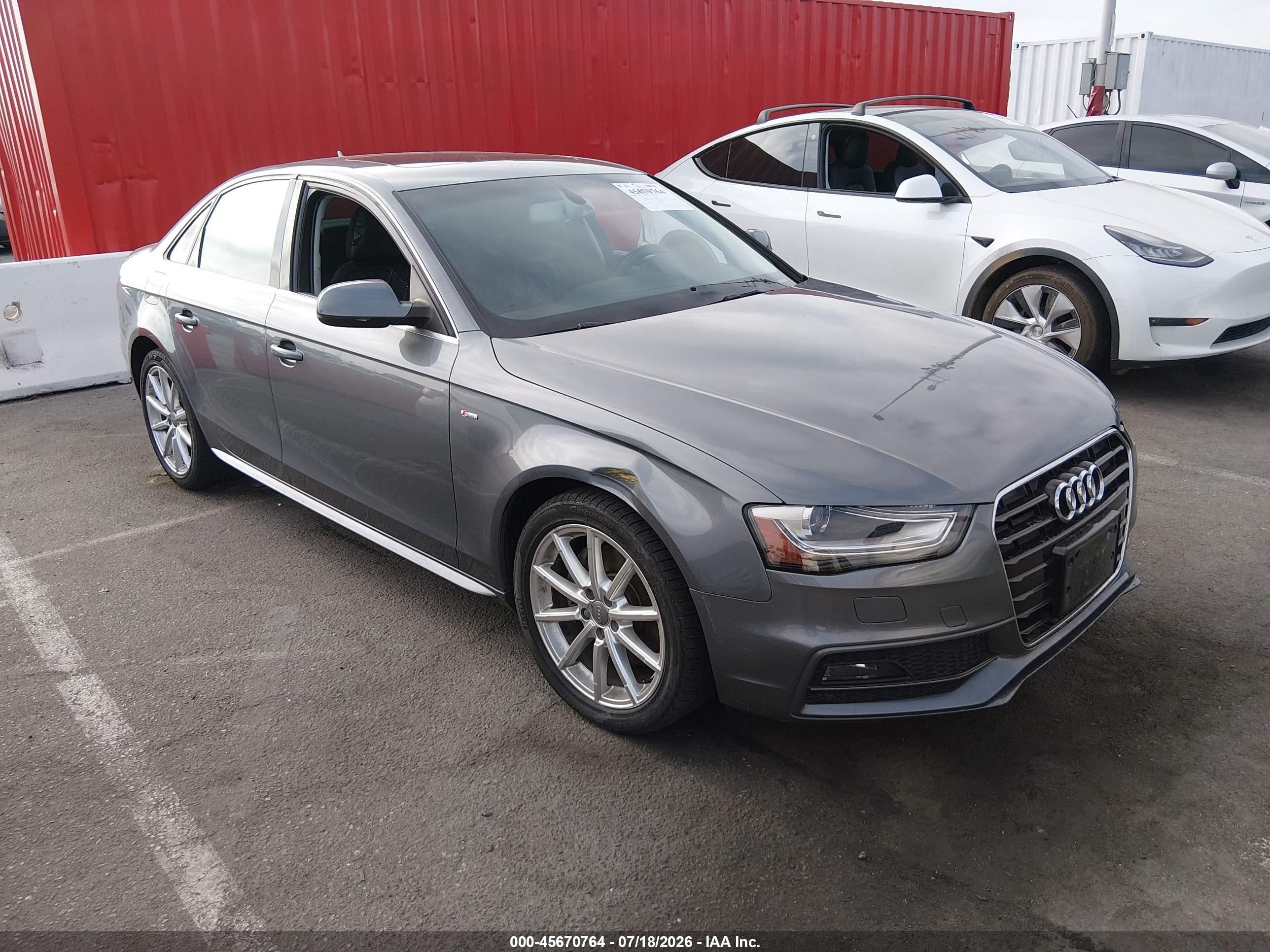 2015 Audi A4 Premium, VIN WAUAFAFL0FN010997 — Normal wear