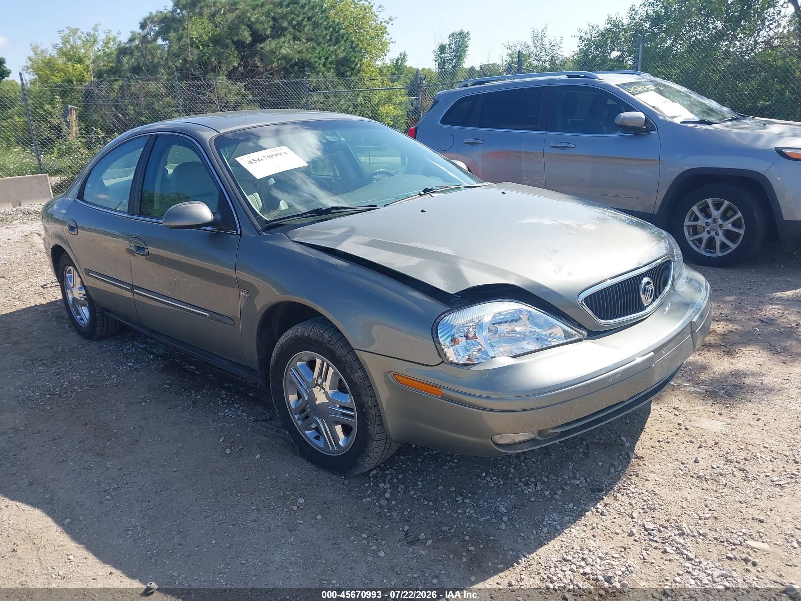 2001 Mercury Sable LS Premium, VIN 1MEHM55S41A653293 — Front end