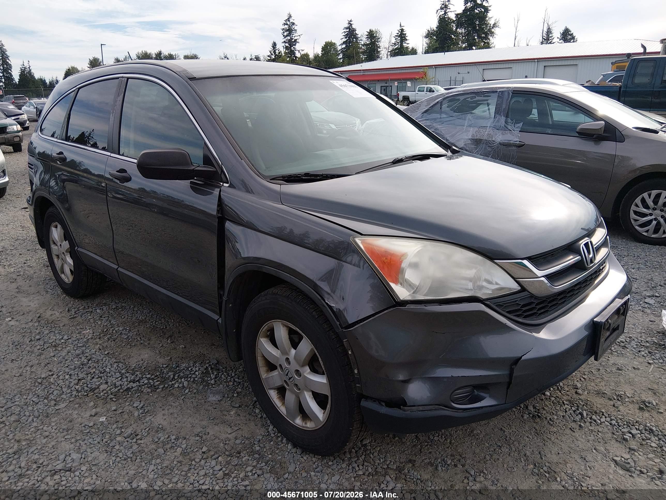 2011 Honda CR-V SE, VIN 5J6RE4H45BL111498 — Front end