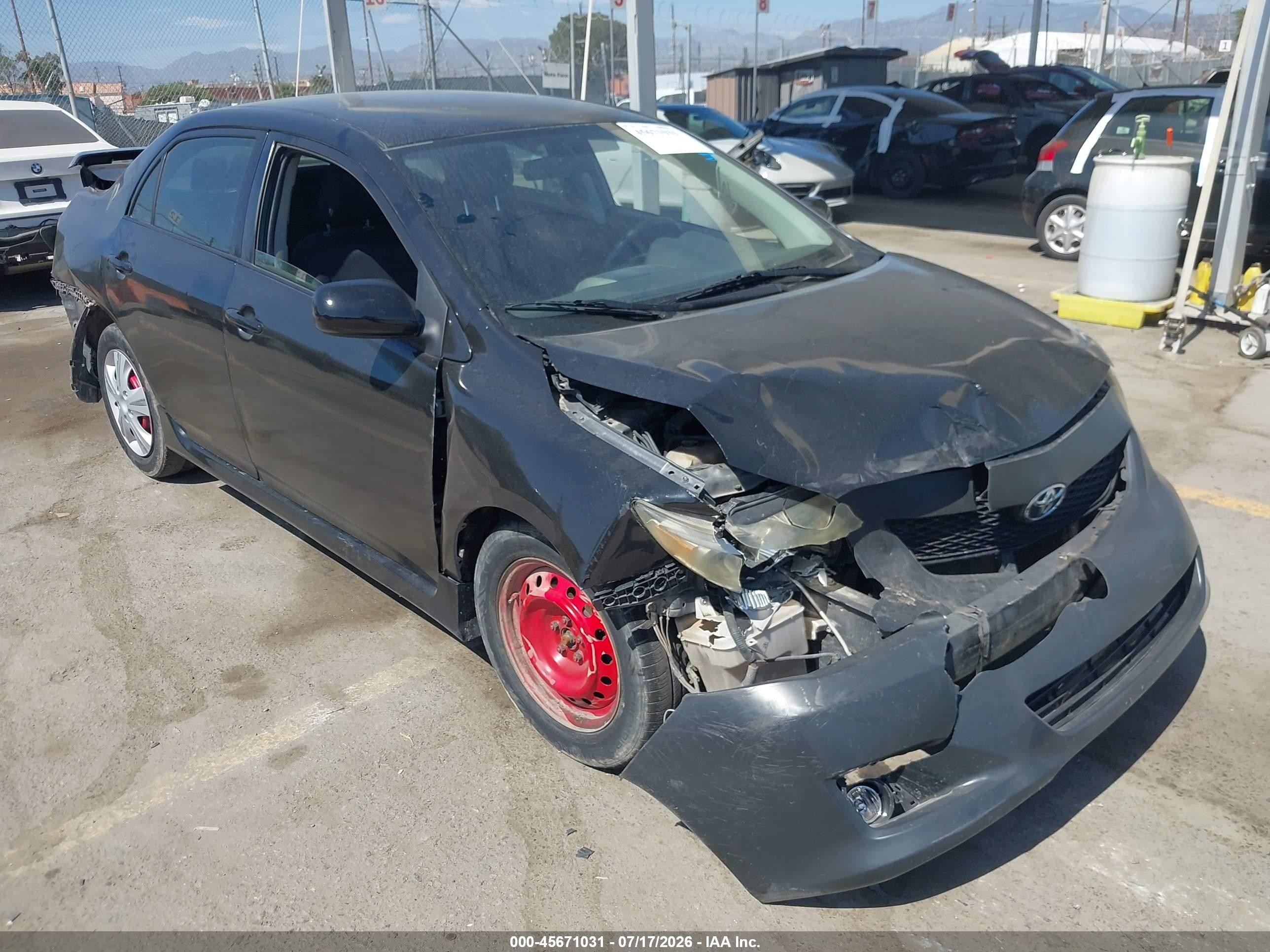 2009 Toyota Corolla LE, VIN 1NXBU40E59Z082230 — All over