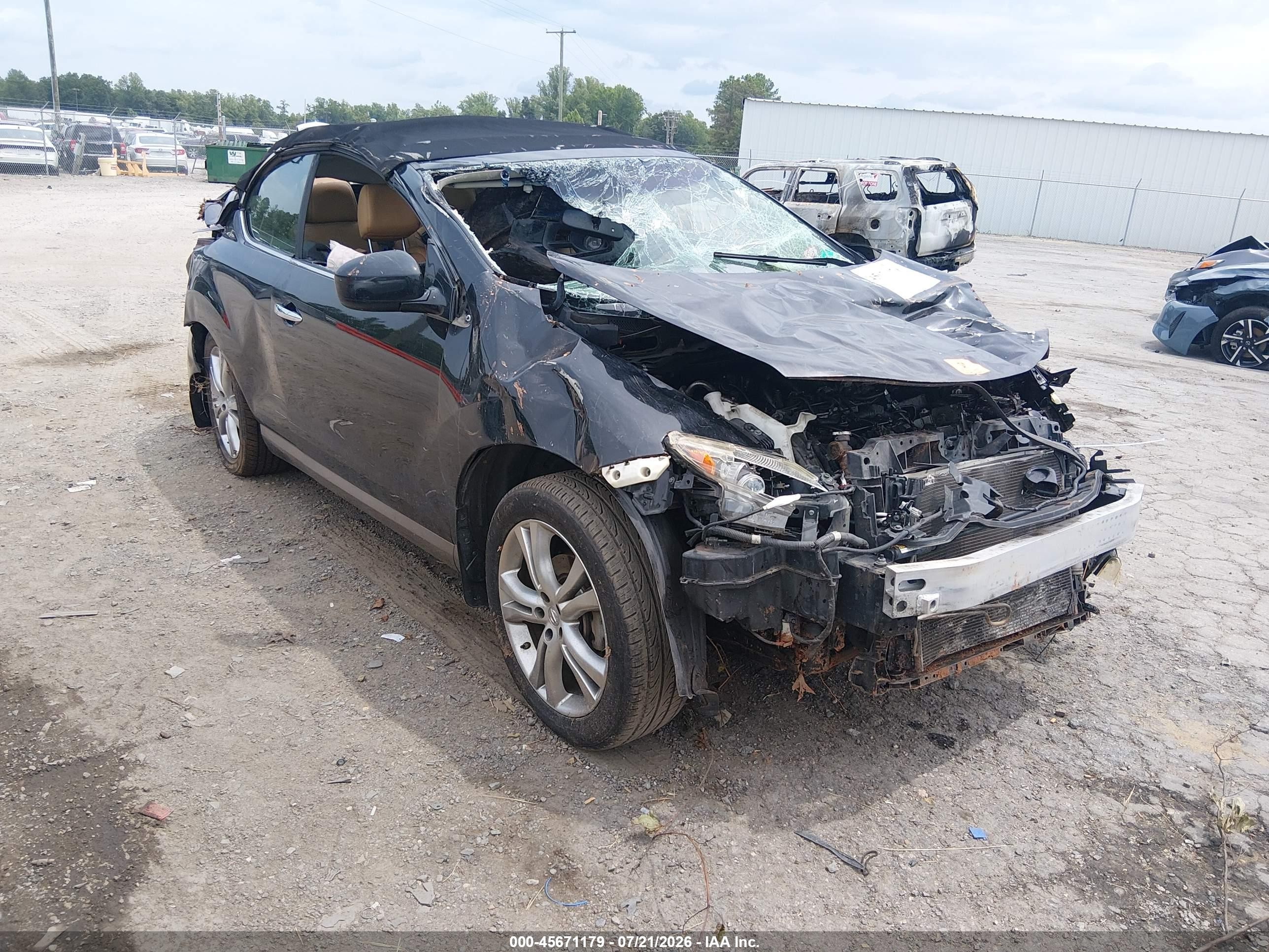 2011 Nissan Murano, VIN JN8AZ1FY9BW002914 — Rollover