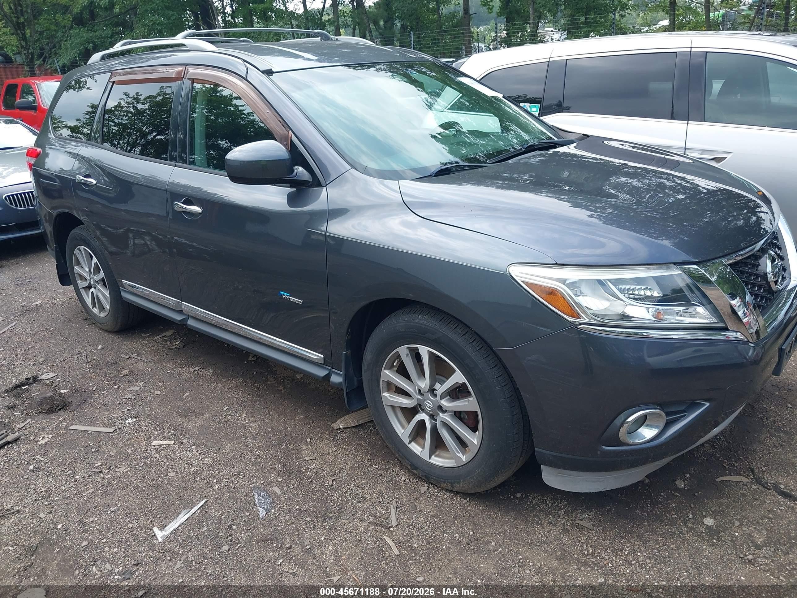 2014 Nissan Pathfinder SL Hybrid, VIN 5N1CR2MN6EC650389 — Mechanical