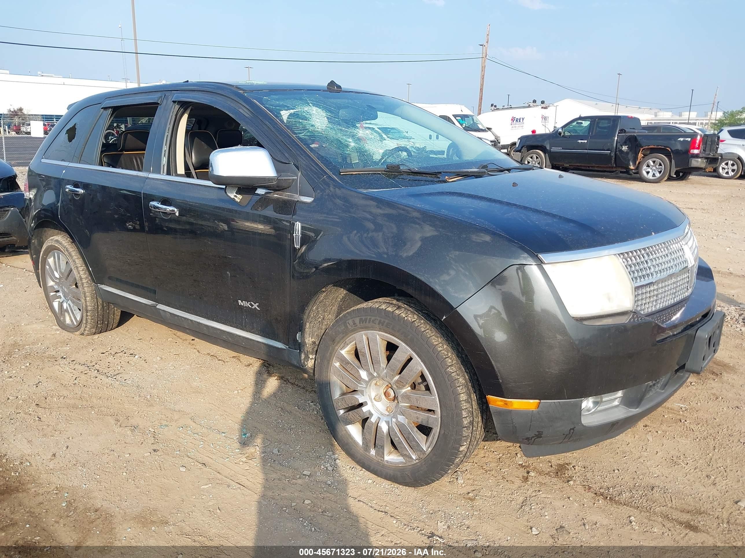 2010 Lincoln MKX, VIN 2LMDJ8JC9ABJ24435 — Vandalism