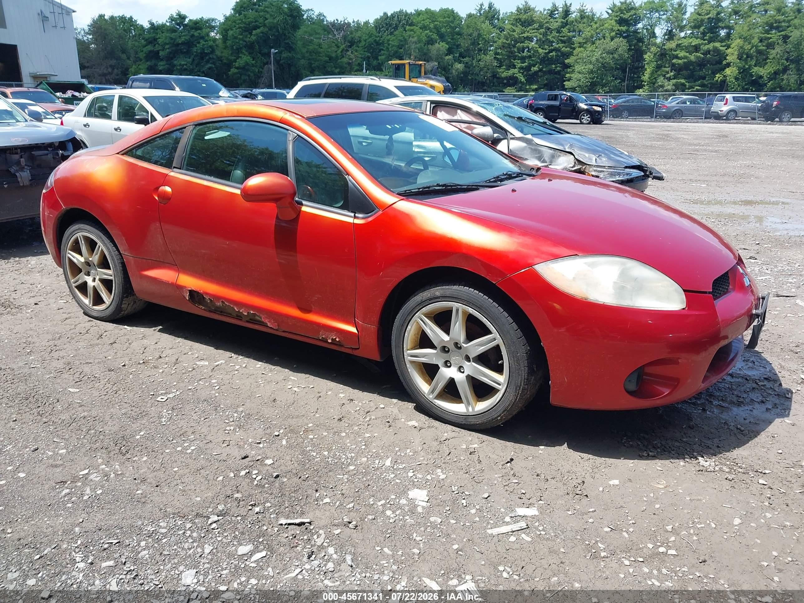 2007 Mitsubishi Eclipse SE, VIN 4A3AK64F77E065065 — Normal wear