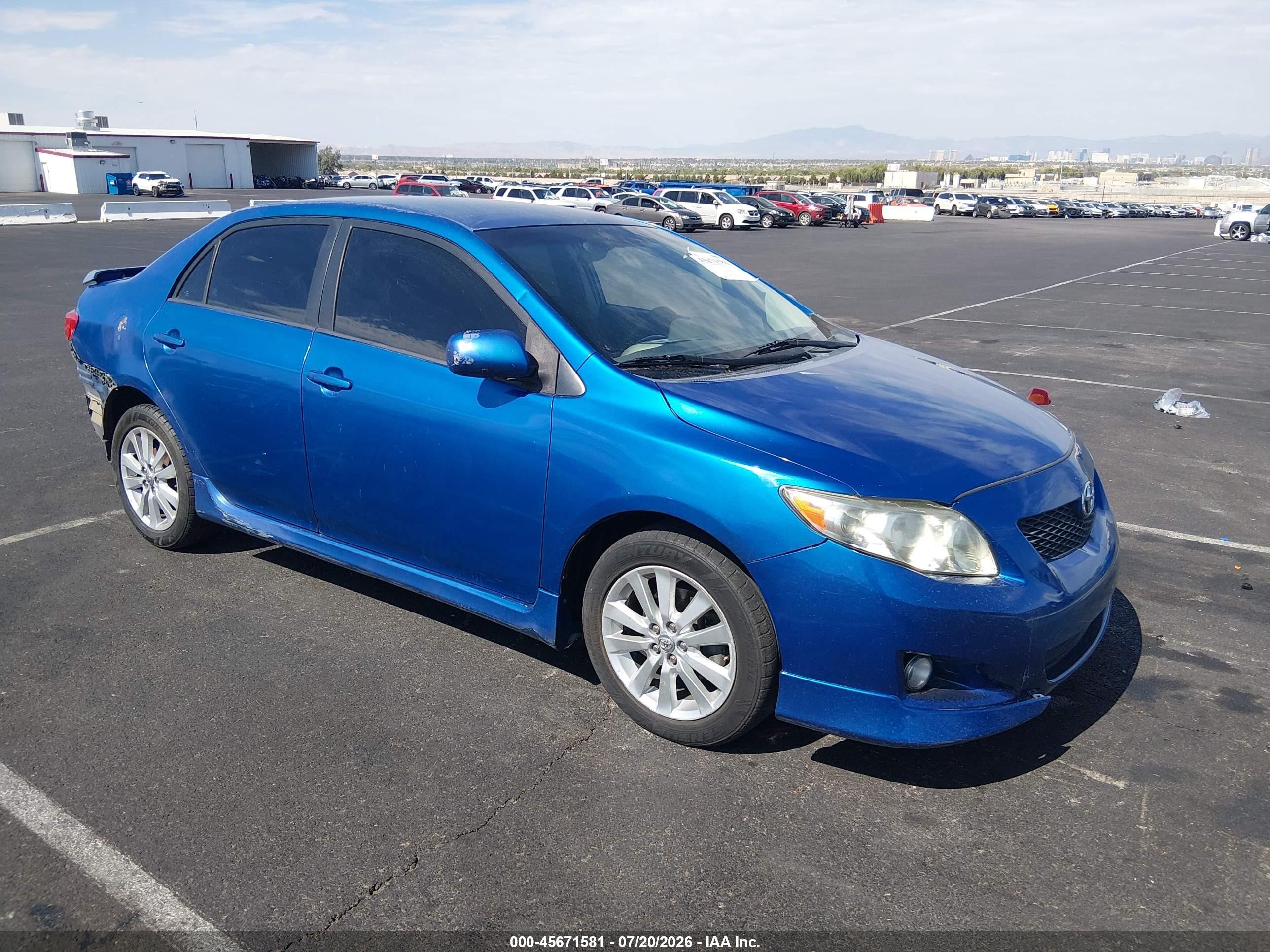 2010 Toyota Corolla LE, VIN 2T1BU4EE2AC402974 — Зад