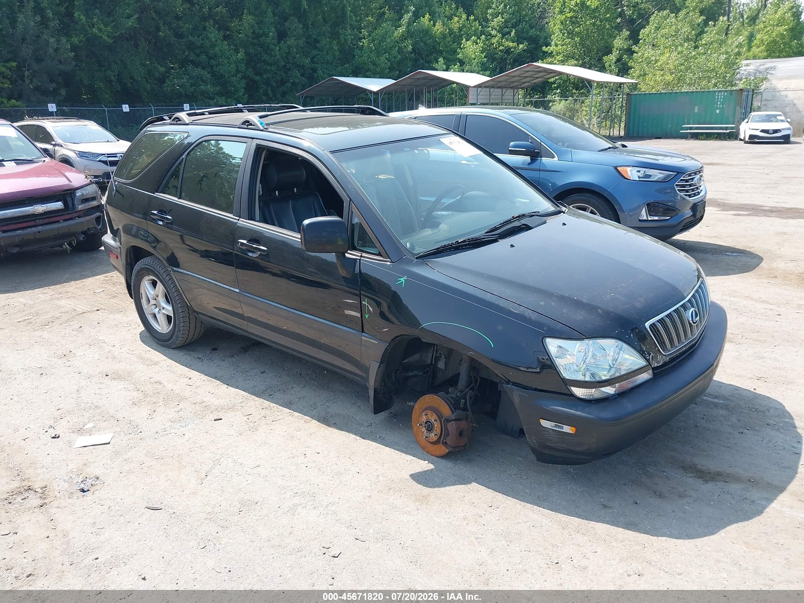 2001 Lexus RX 300, VIN JTJHF10U110175799 — Бок