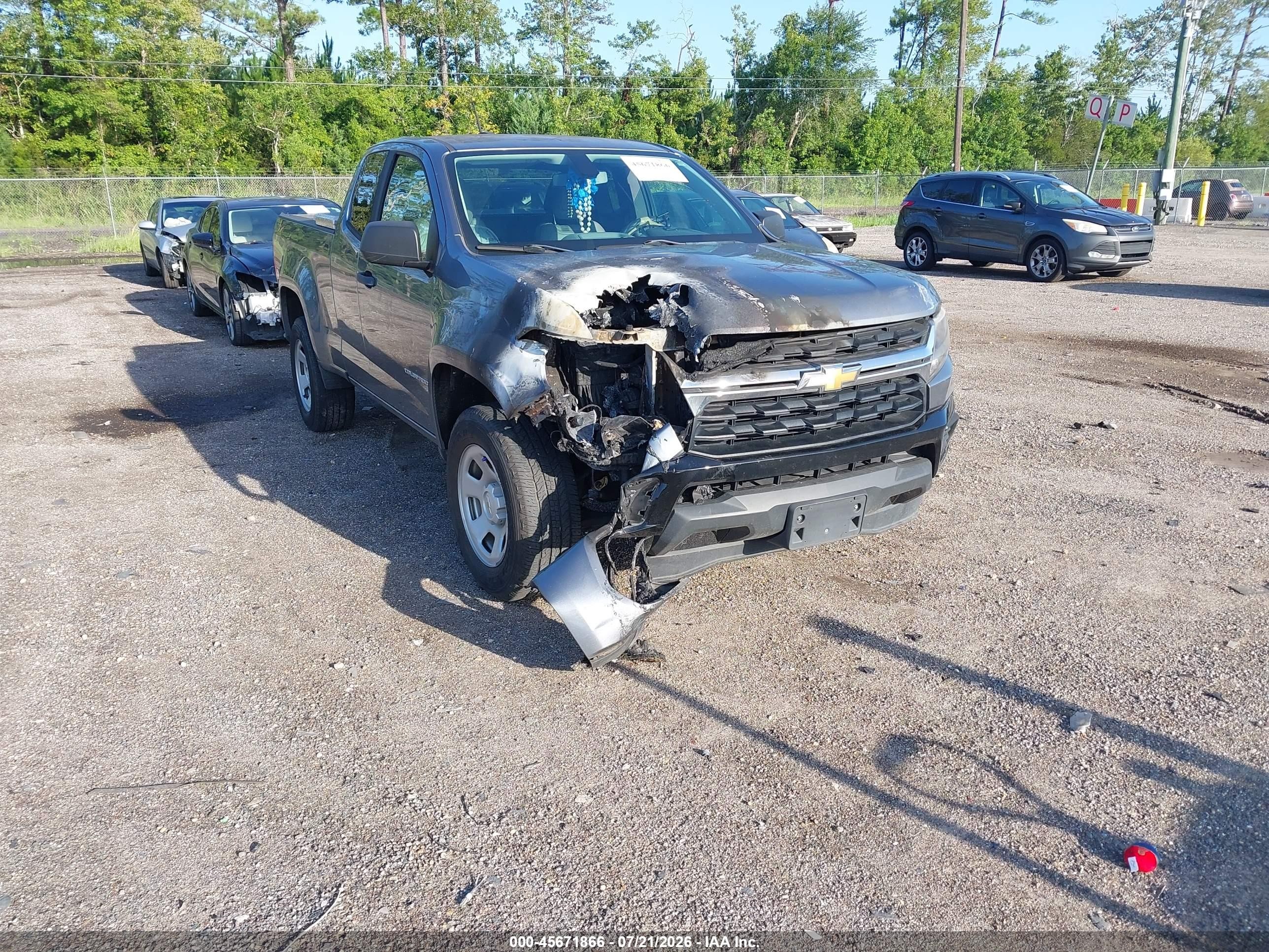 2021 Chevrolet Colorado 2WD Work Truck, VIN 1GCHSBEA2M1129268 — Механическое