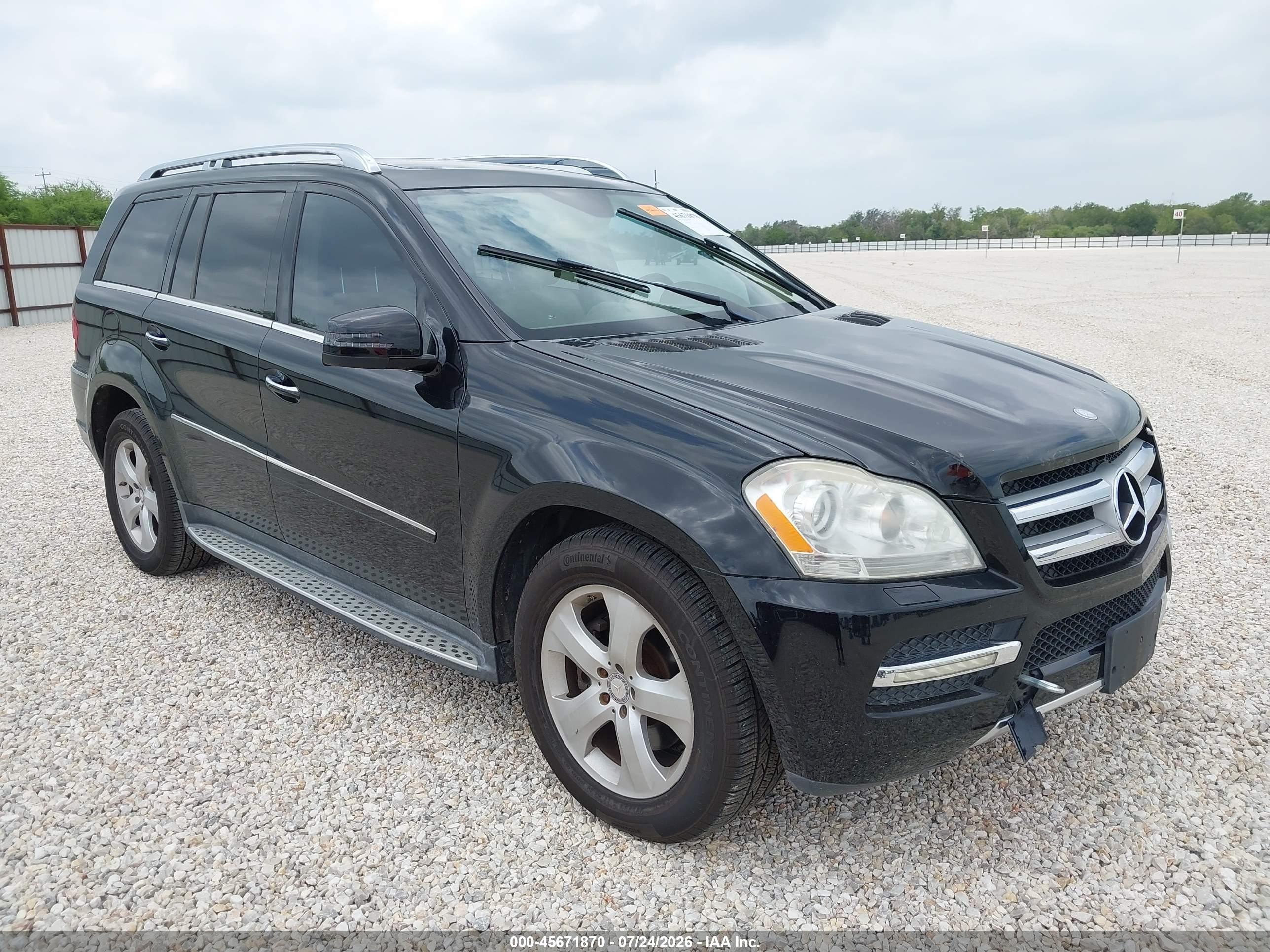 2012 Mercedes-Benz GL 450, VIN 4JGBF7BE2CA781557 — Water / flood