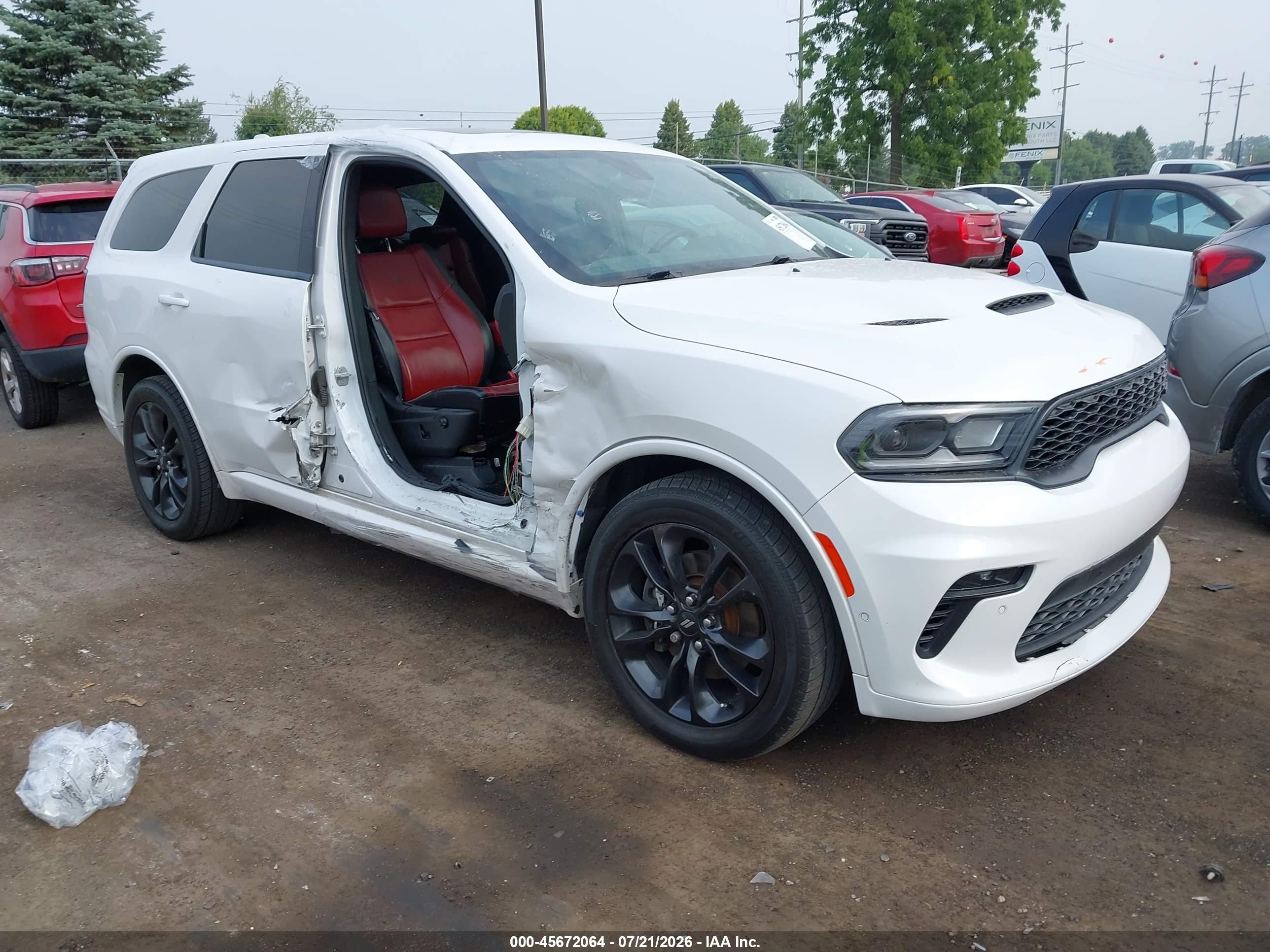 2021 Dodge Durango R/T, VIN 1C4SDJCT5MC837839 — Side