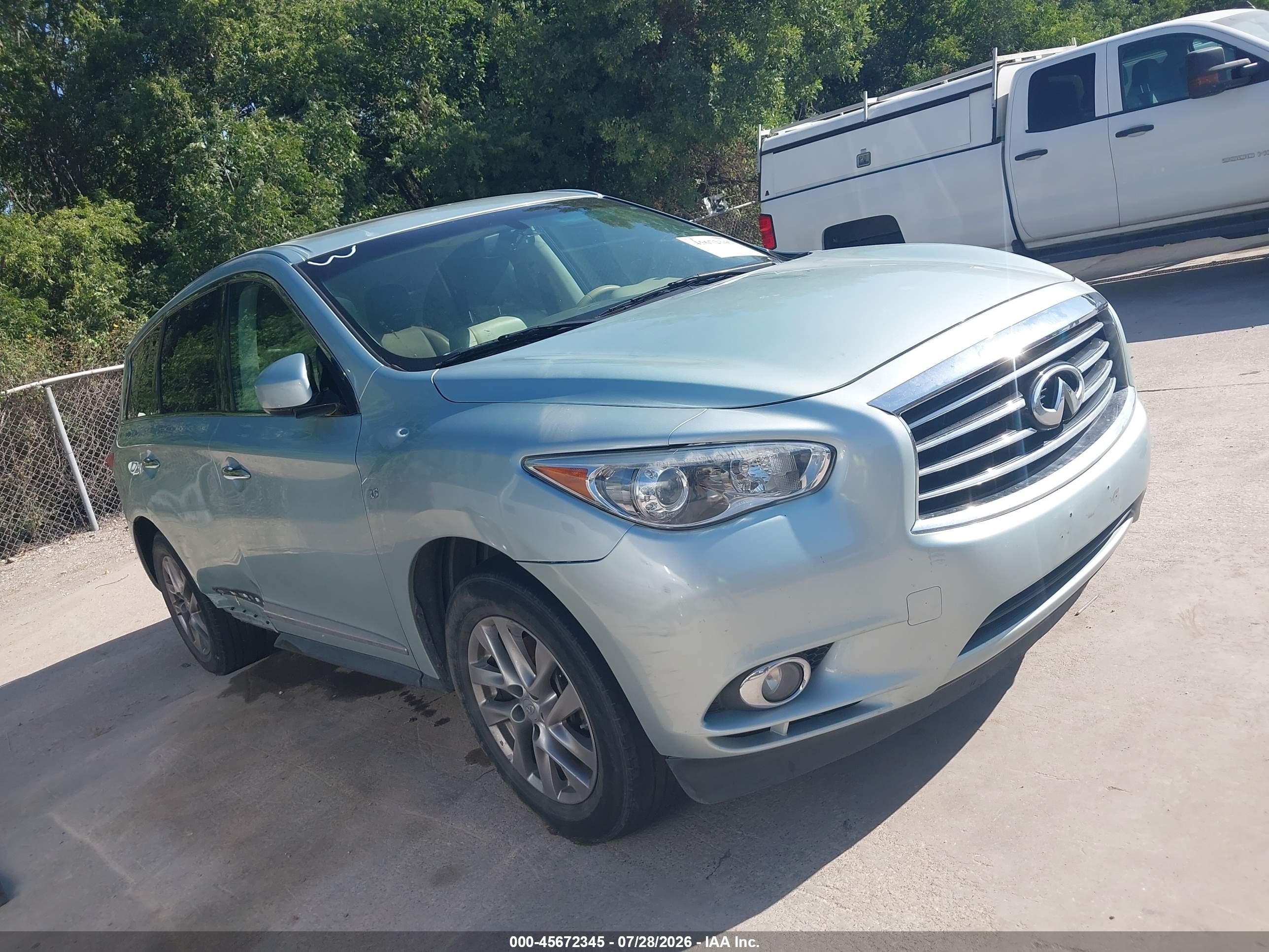 2014 Infiniti QX60, VIN 5N1AL0MM4EC511446 — Normal wear
