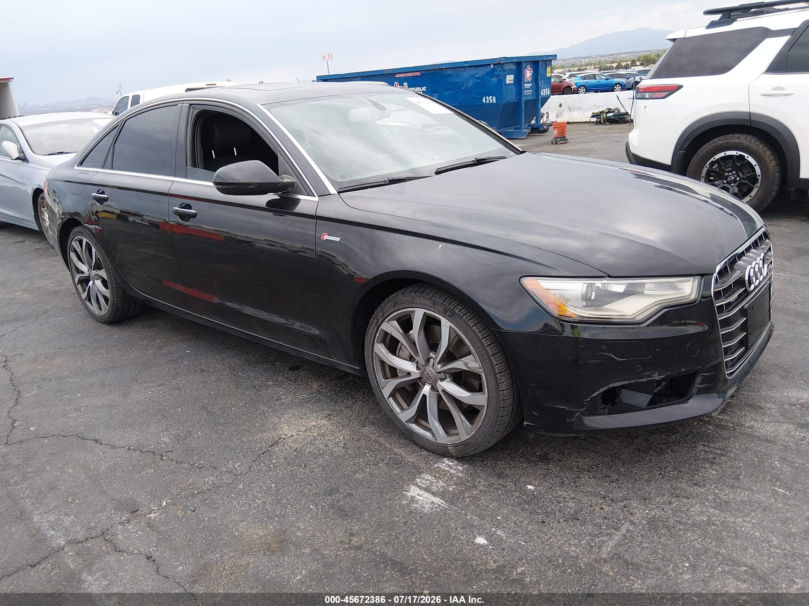 2013 Audi A6 Premium Plus, VIN WAUGGAFC4DN127793 — Обычный износ