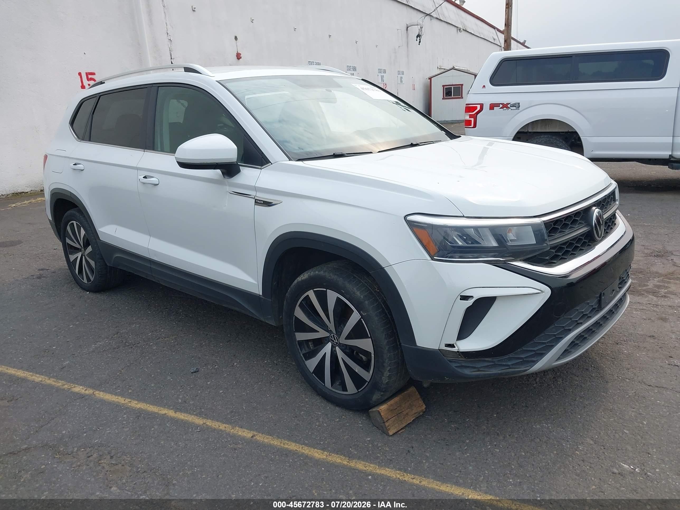2022 Volkswagen Taos SE, VIN 3VVWX7B28NM043102 — Theft recovery