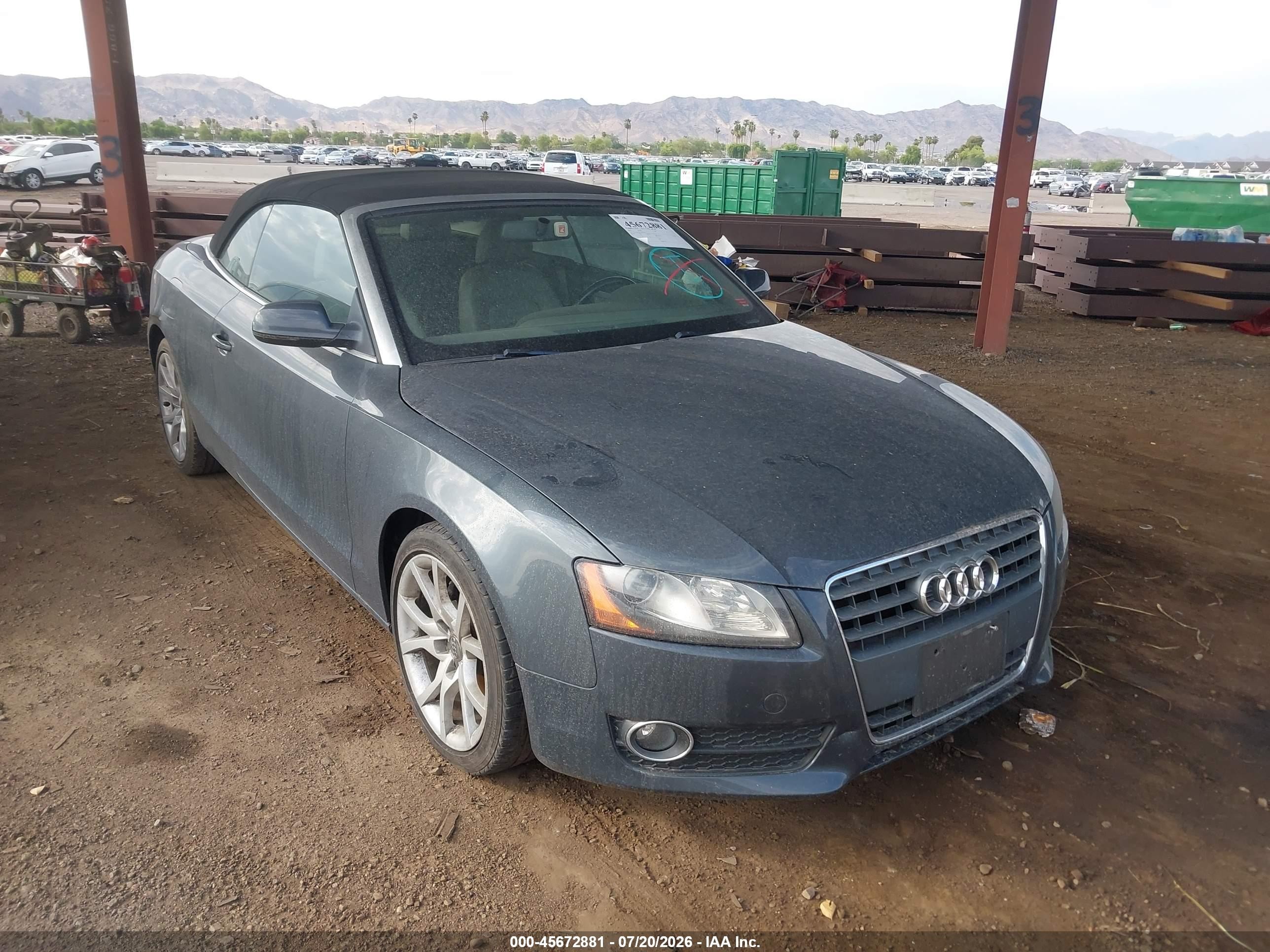 2010 Audi A5 Premium, VIN WAUAFAFH3AN013591 — Normal wear