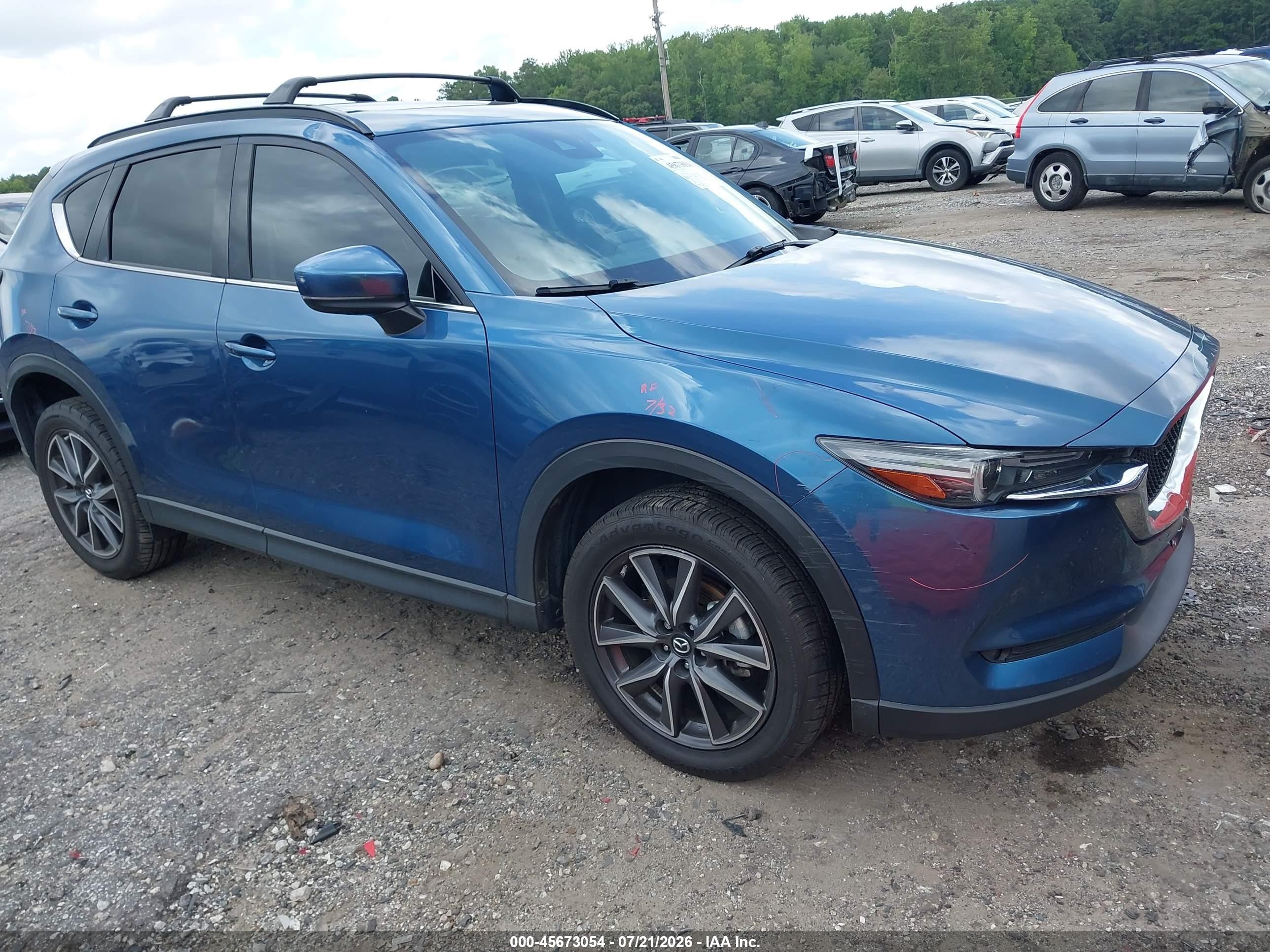 2017 Mazda CX-5 Grand Touring, VIN JM3KFBDL6H0211262 — Rear end