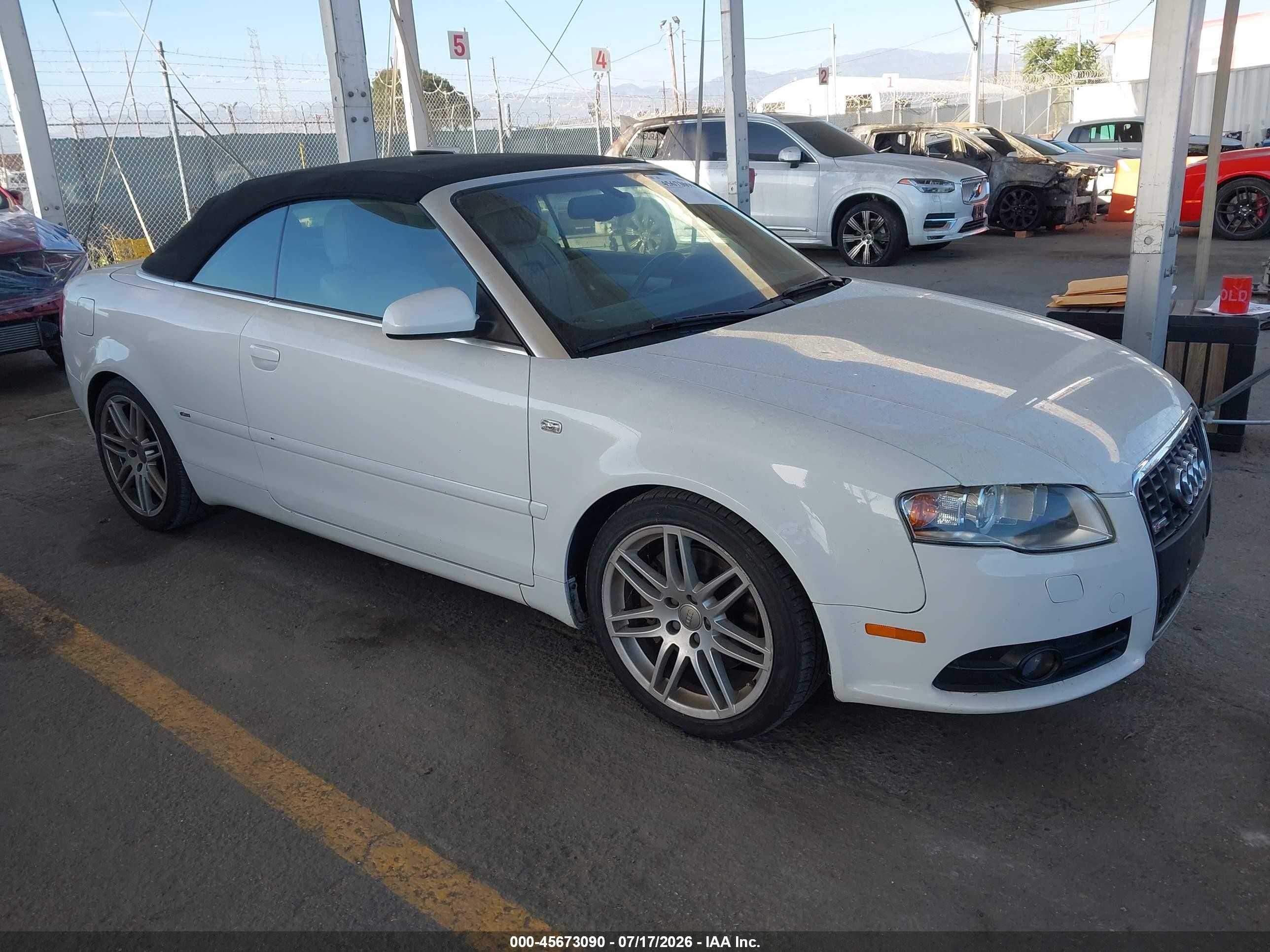 2009 Audi A4 2.0T, VIN WAUAF48H39K011867 — Rear end