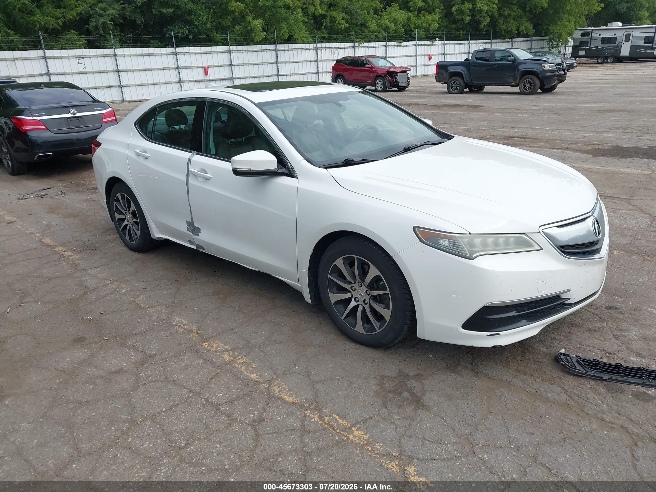 2016 Acura TLX, VIN 19UUB1F31GA007788 — Side