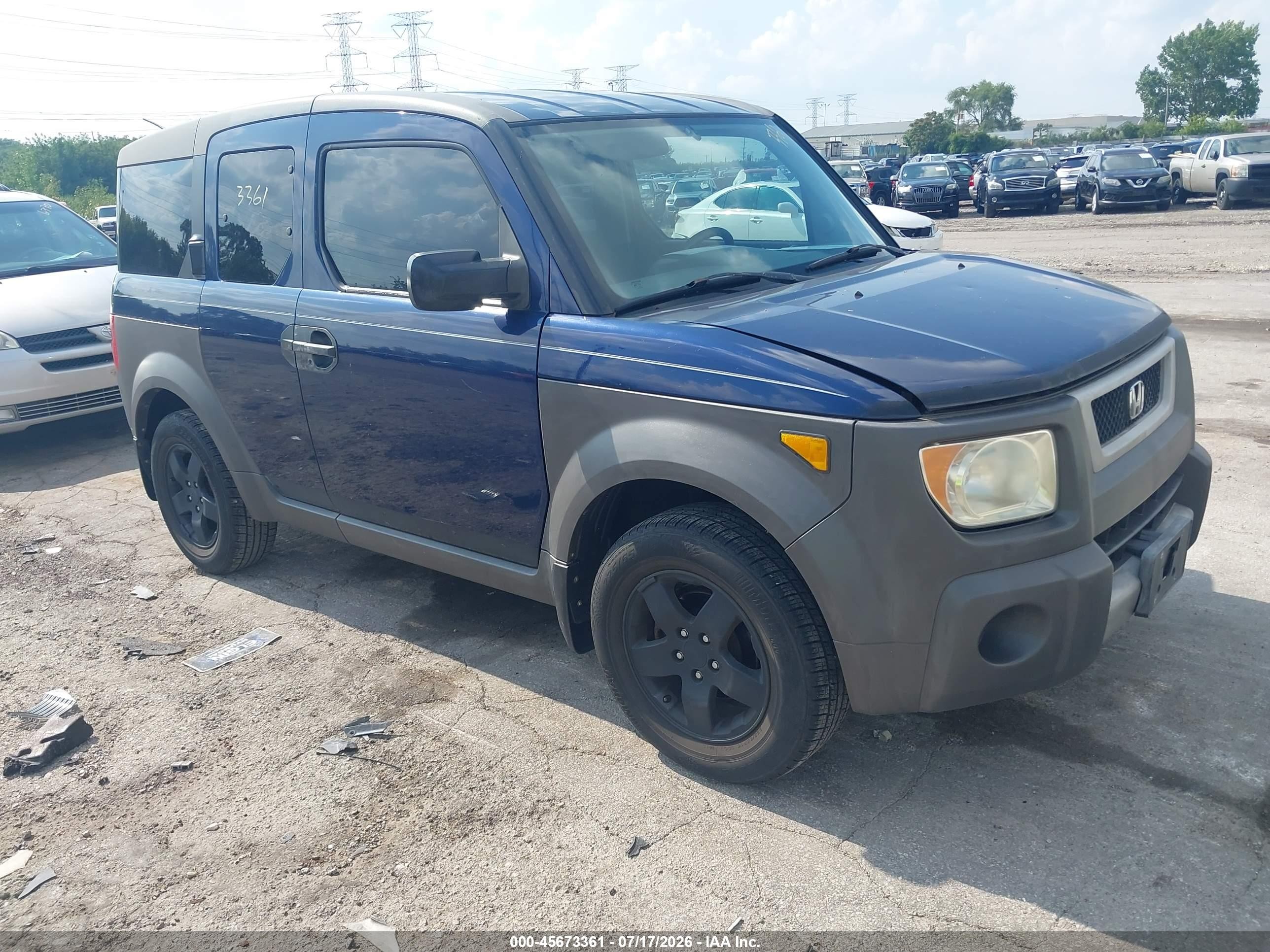 2003 Honda Element EX, VIN 5J6YH28503L036324 — Normal wear