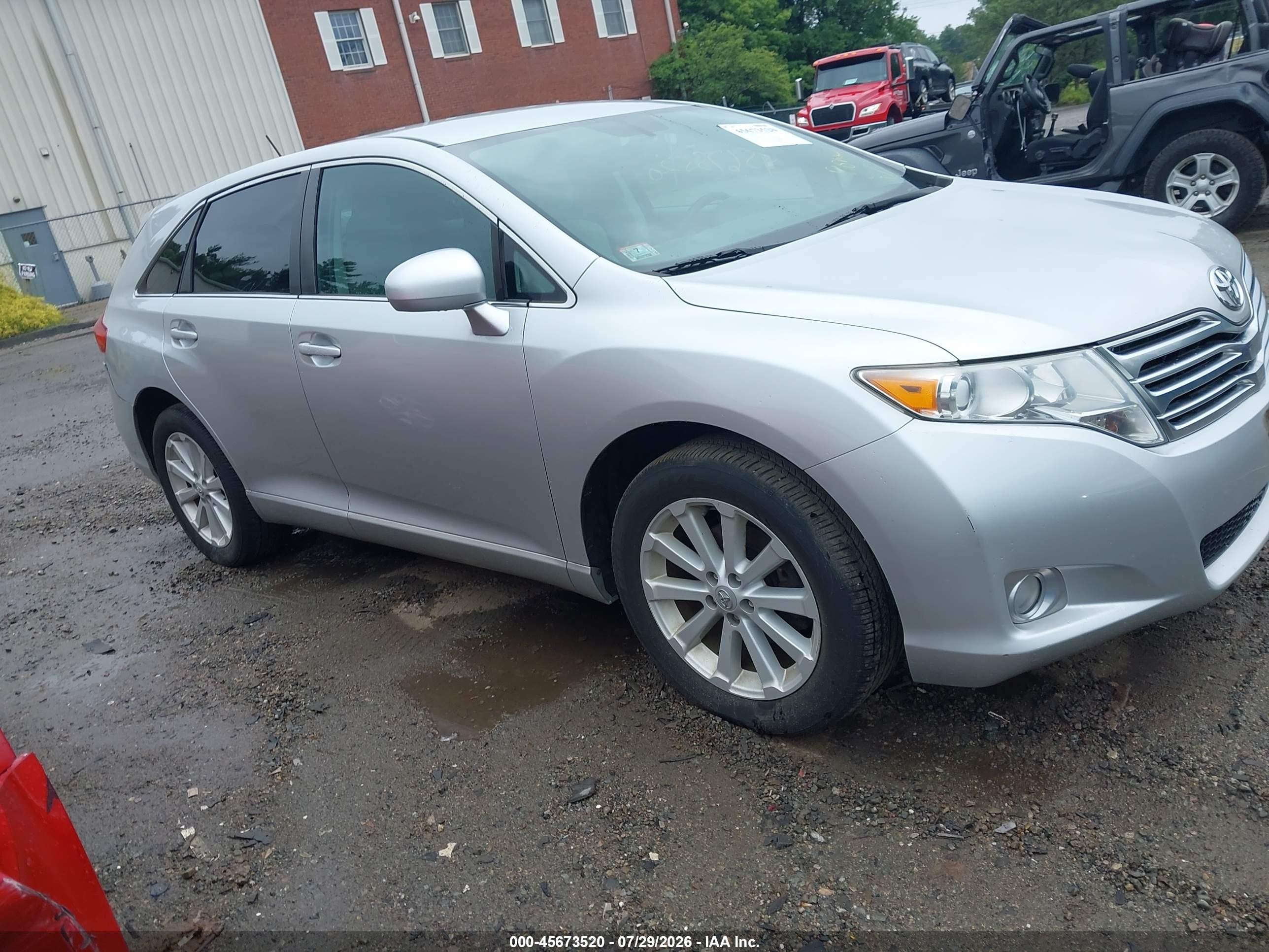 2012 Toyota Venza XLE, VIN 4T3BA3BB6CU032974 — Rear end