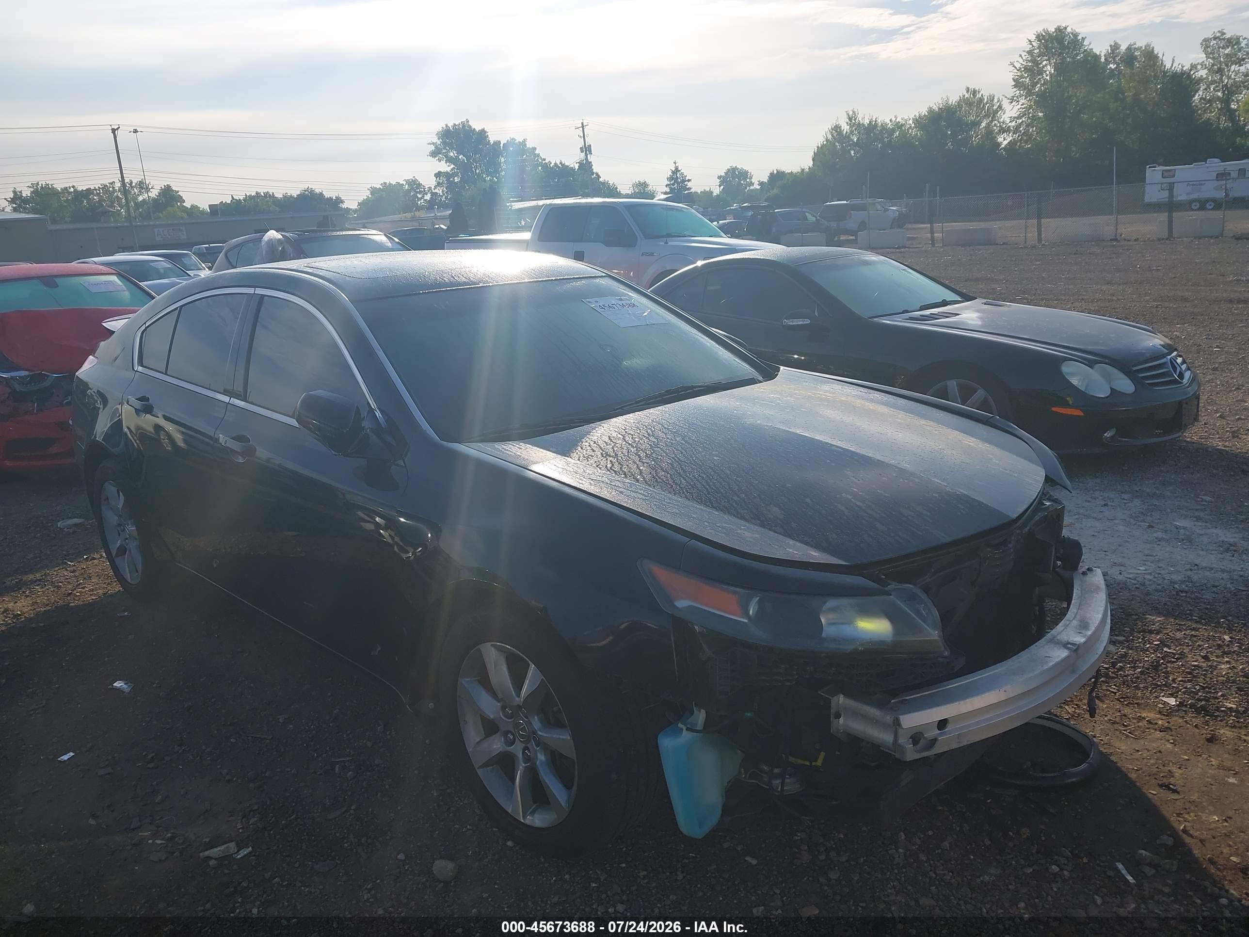 2012 Acura TL Technology, VIN 19UUA8F59CA014933 — Front end