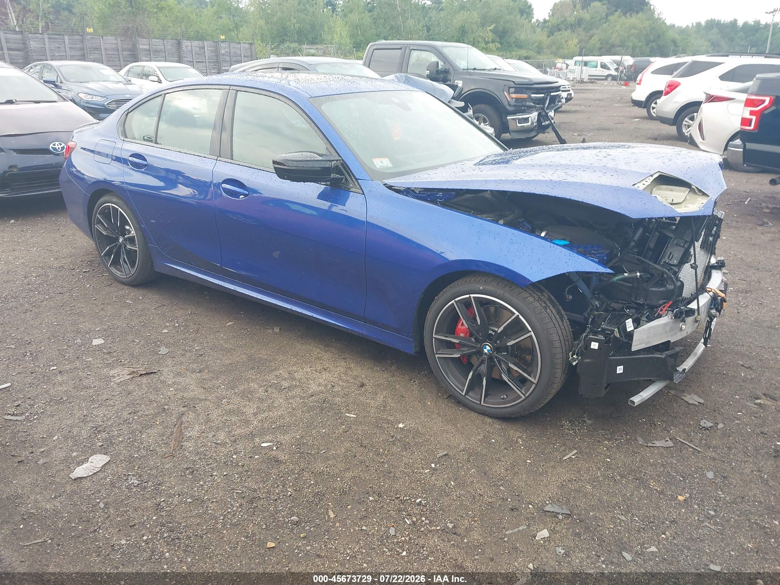 2026 BMW 3 Series M340i NA xDrive, VIN 3MW69FT04T8G40623 — Перед