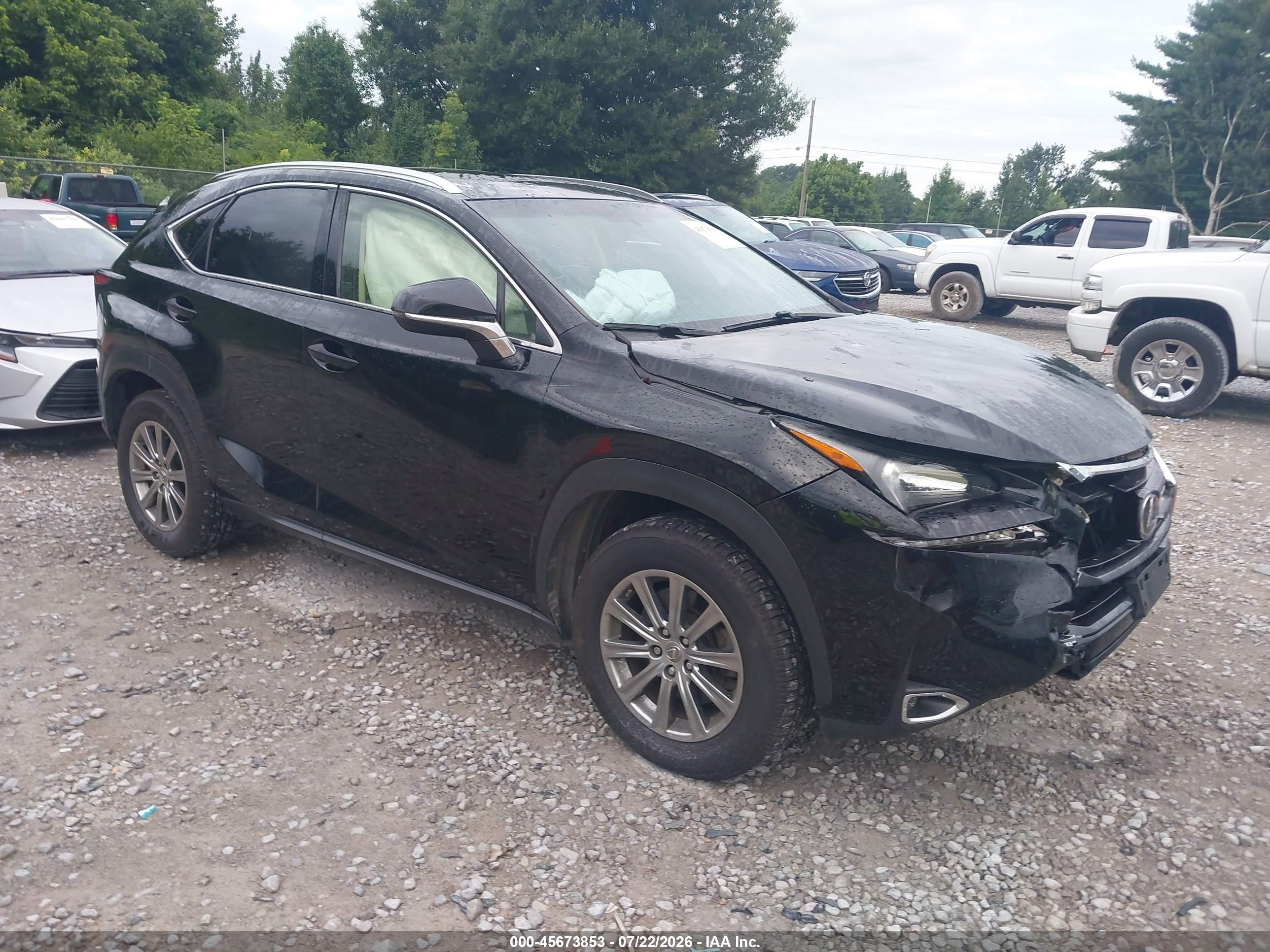 2017 Lexus NX 200t, VIN JTJBARBZ2H2144703 — Front end