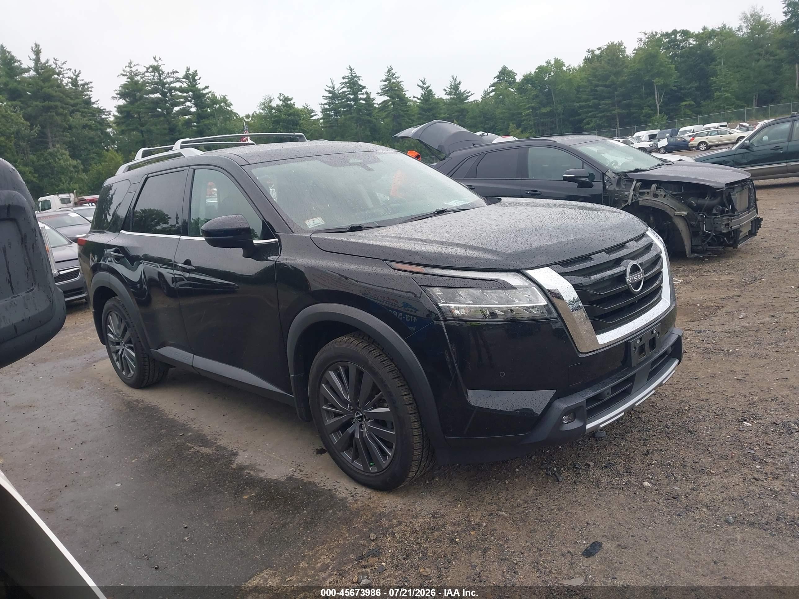 2022 Nissan Pathfinder SL, VIN 5N1DR3CD3NC231791 — Зад