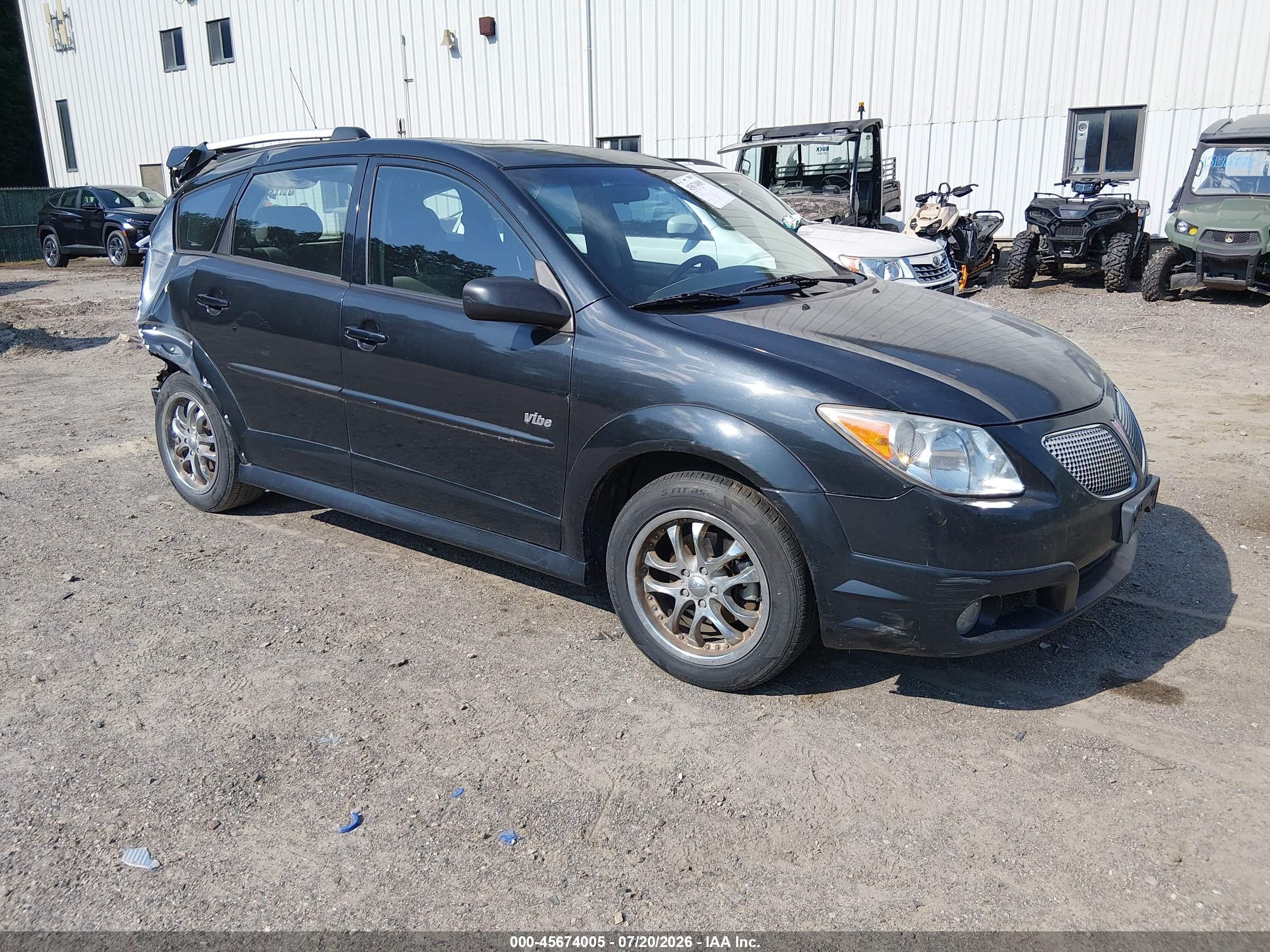 2007 Pontiac Vibe, VIN 5Y2SL65877Z442202 — Зад