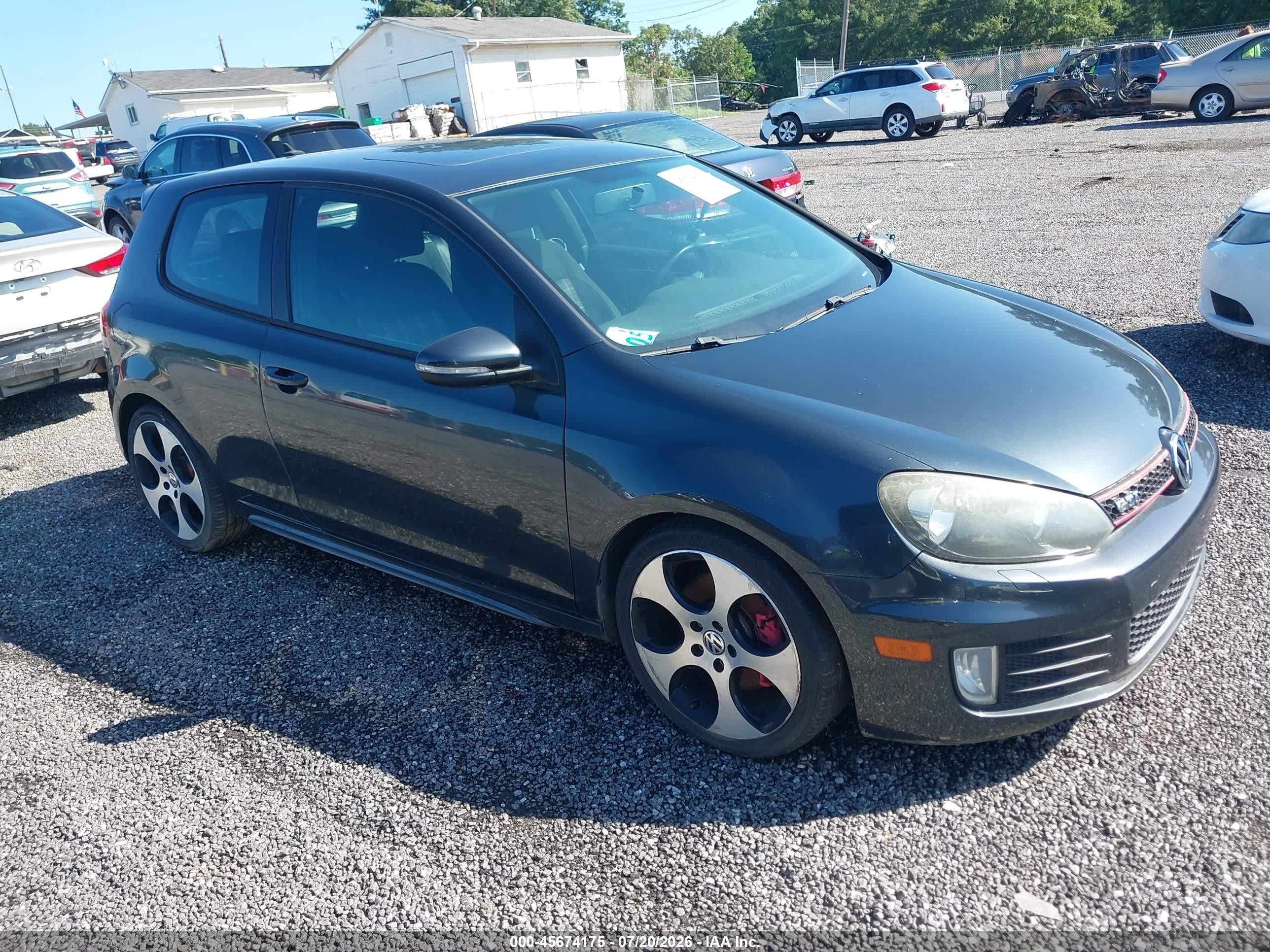 2012 Volkswagen Golf GTI PZEV, VIN WVWFD7AJ3CW199156 — Normal wear