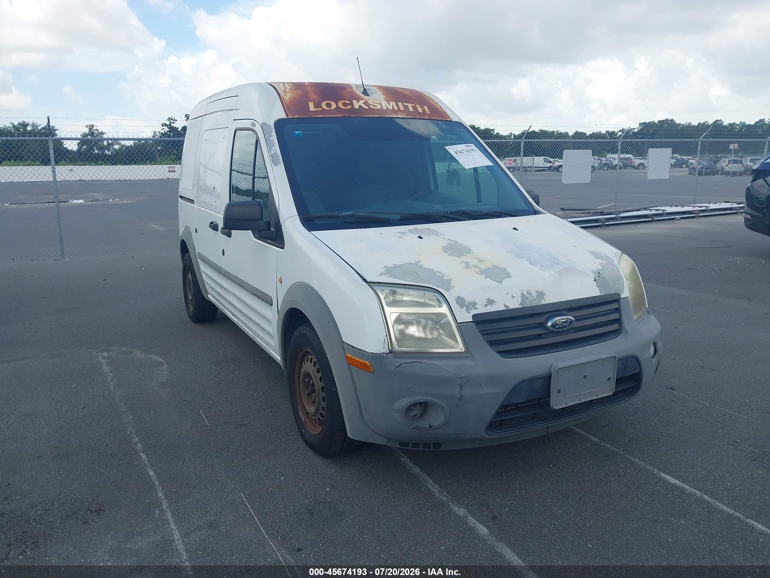 2010 Ford Transit Connect XL, VIN NM0LS7ANXAT002717 — Normal wear