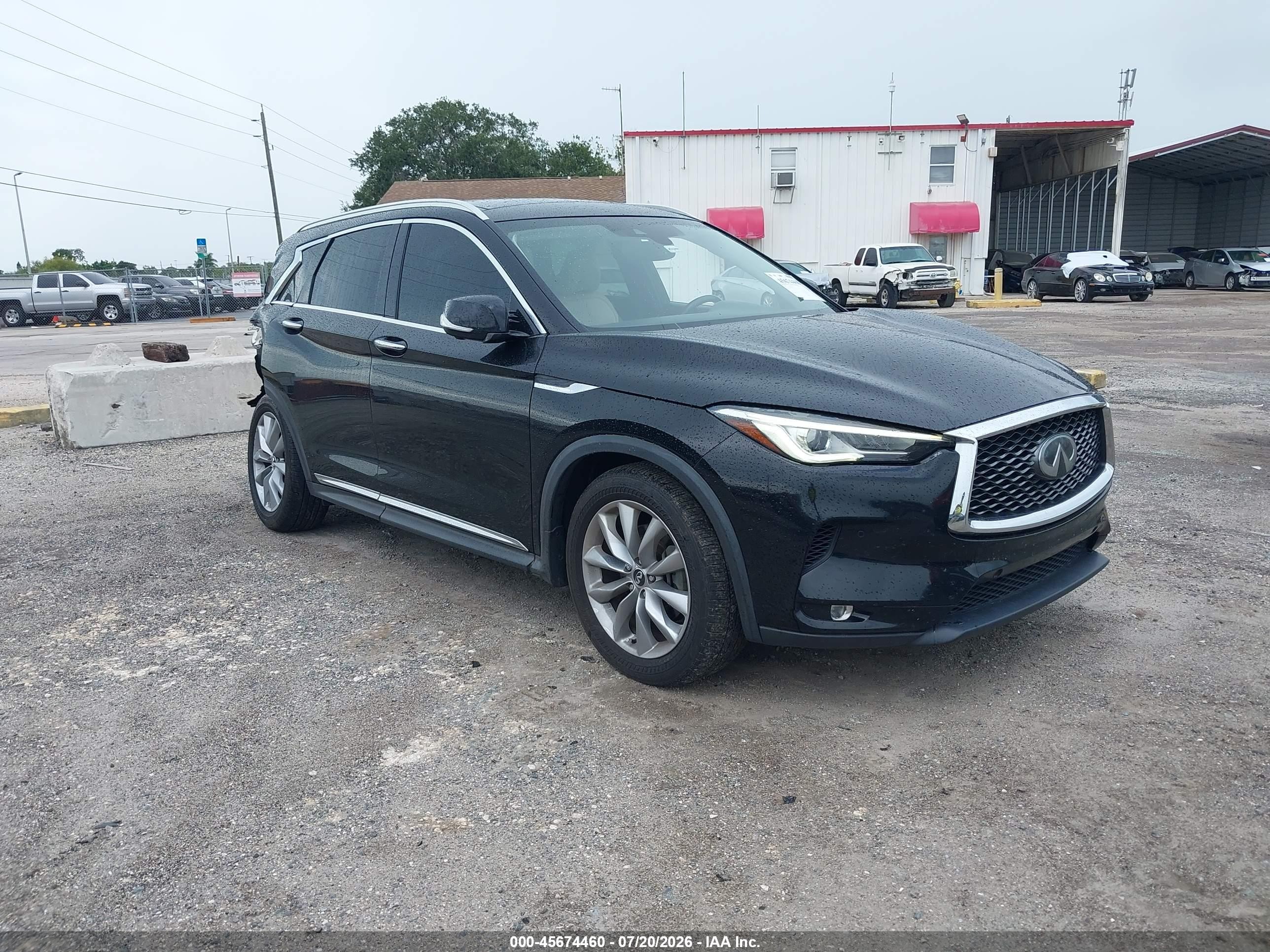 2019 Infiniti QX50 Luxe, VIN 3PCAJ5M19KF127710 — Зад