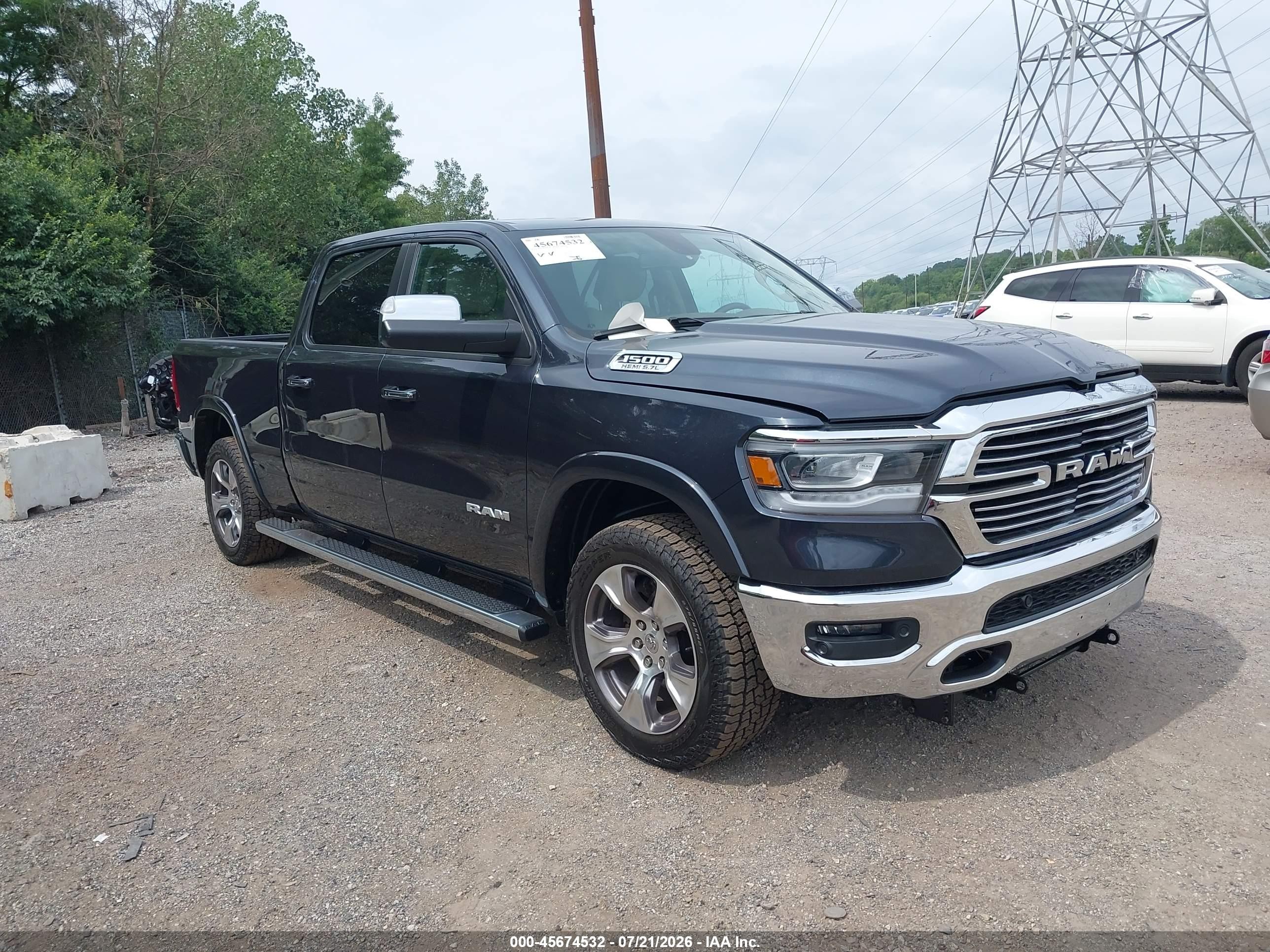 2020 Ram 1500 Laramie, VIN 1C6SRFRT8LN389077 — Not stated