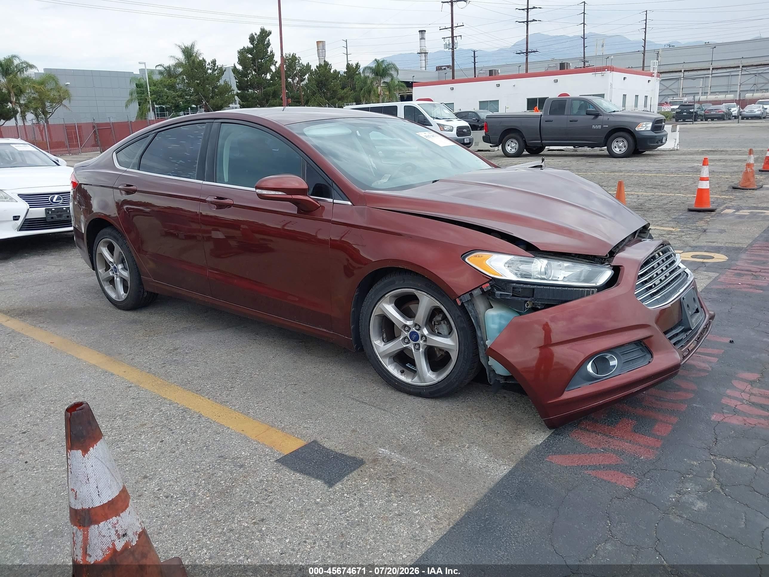 2015 Ford Fusion SE, VIN 3FA6P0HD4FR128883 — Front end