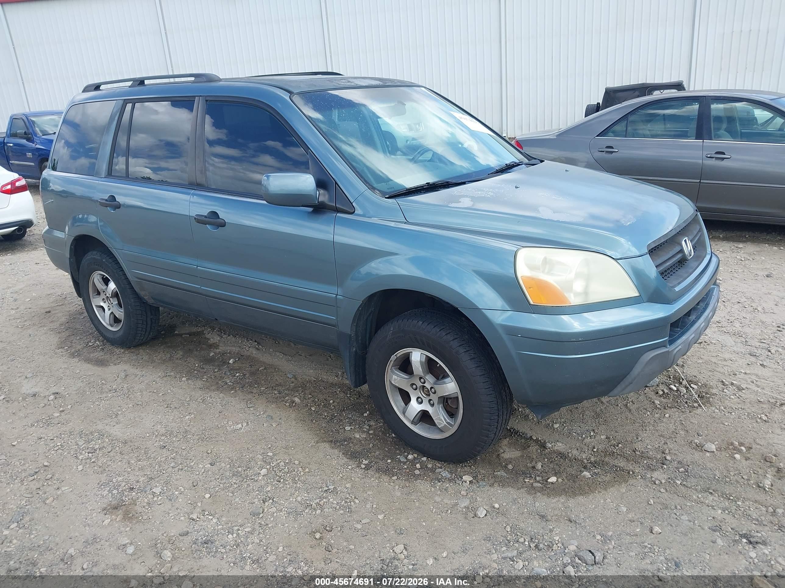 2005 Honda Pilot EX-L, VIN 5FNYF18515B017096 — Обычный износ