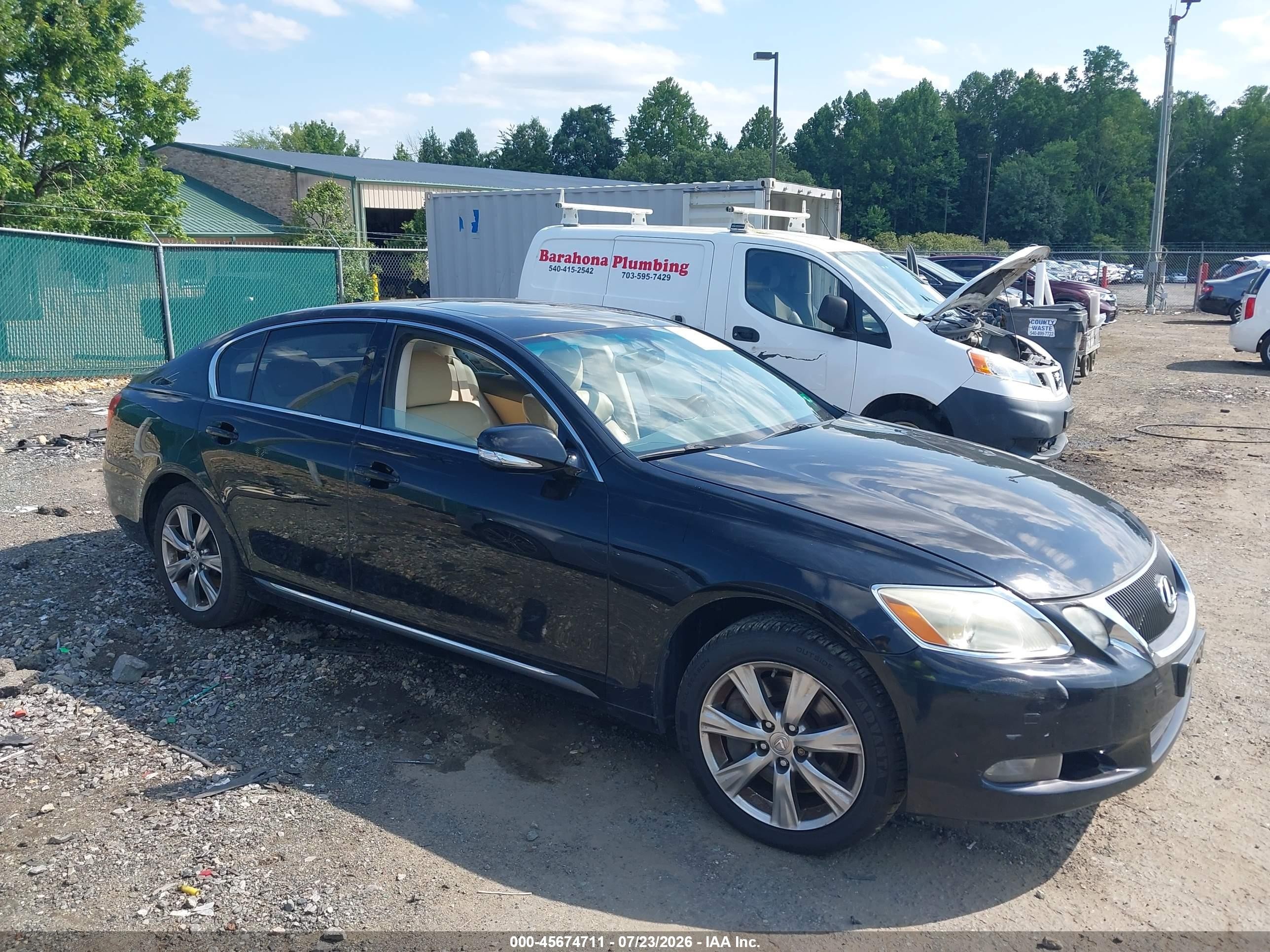 2010 Lexus GS 350, VIN JTHCE1KS0A0025466 — Бок