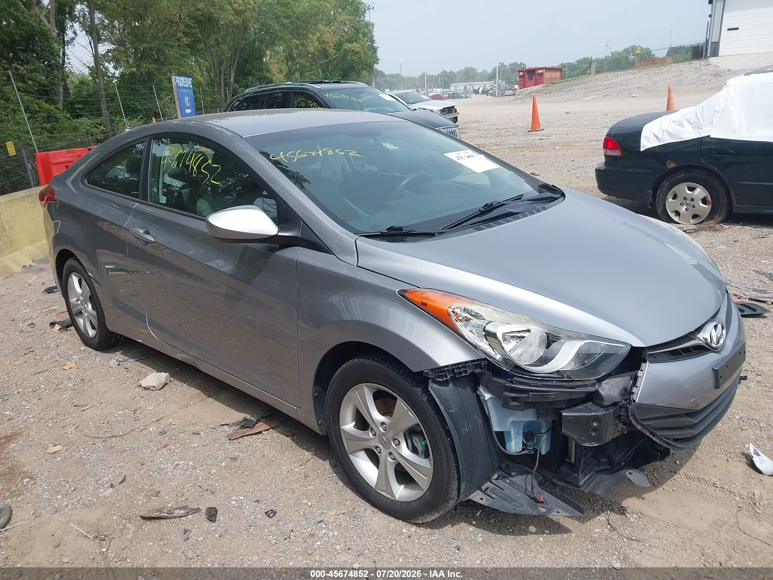 2013 Hyundai Elantra GS, VIN KMHDH6AE2DU022602 — Front end