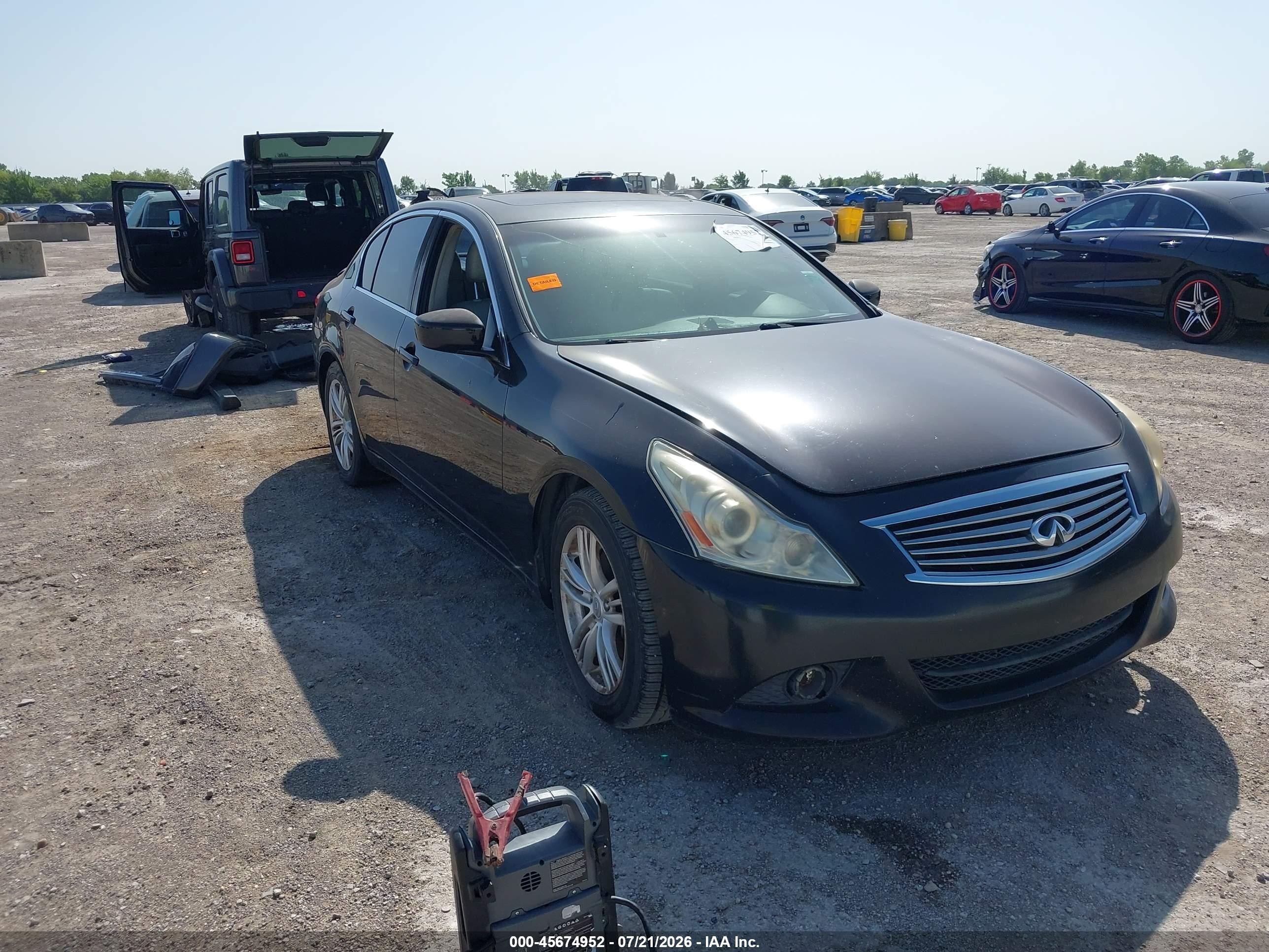 2010 Infiniti G37 Journey, VIN JN1CV6AP8AM200537 — Normal wear