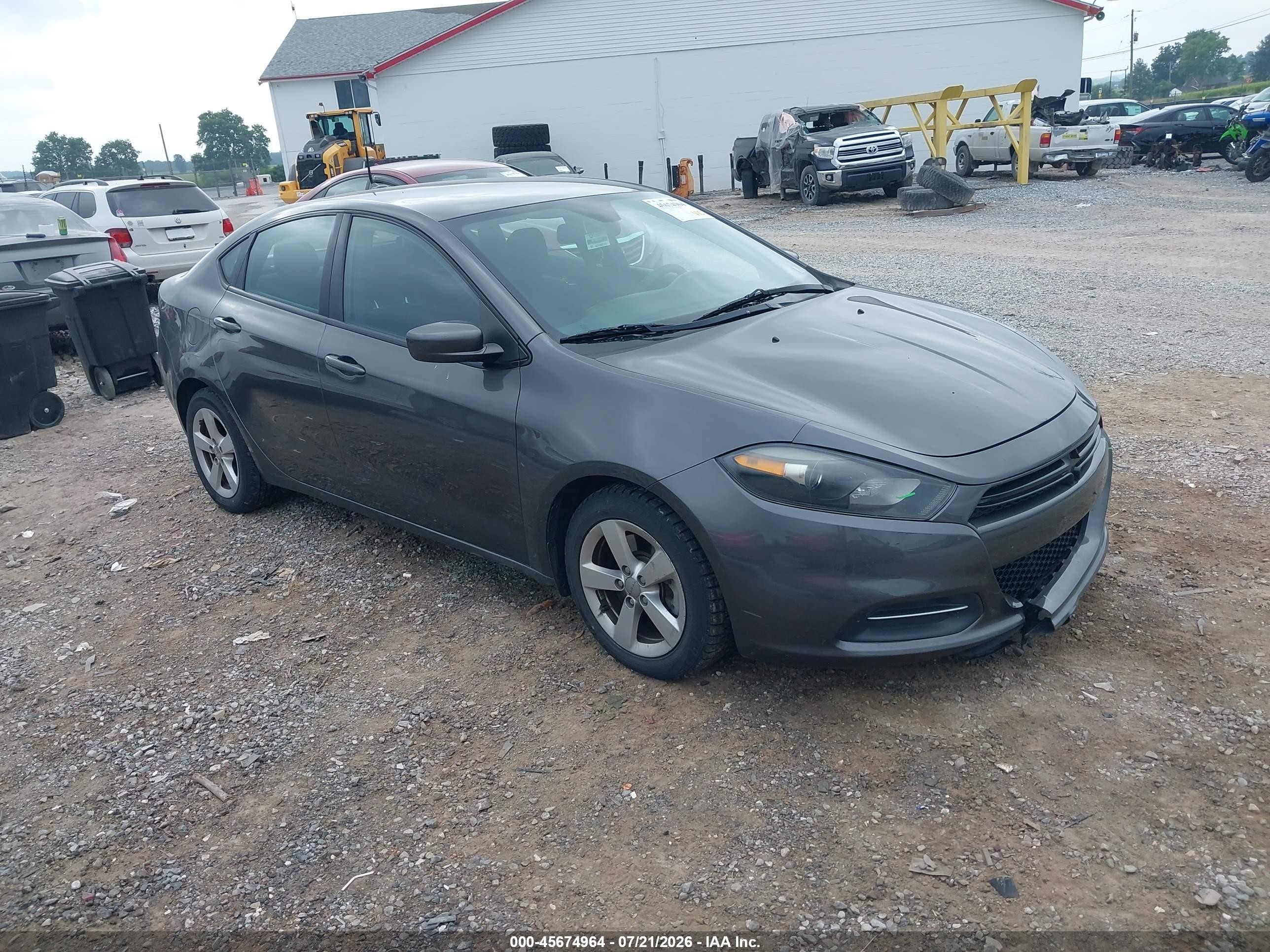 2015 Dodge Dart SXT, VIN 1C3CDFBB3FD306442 — Front end
