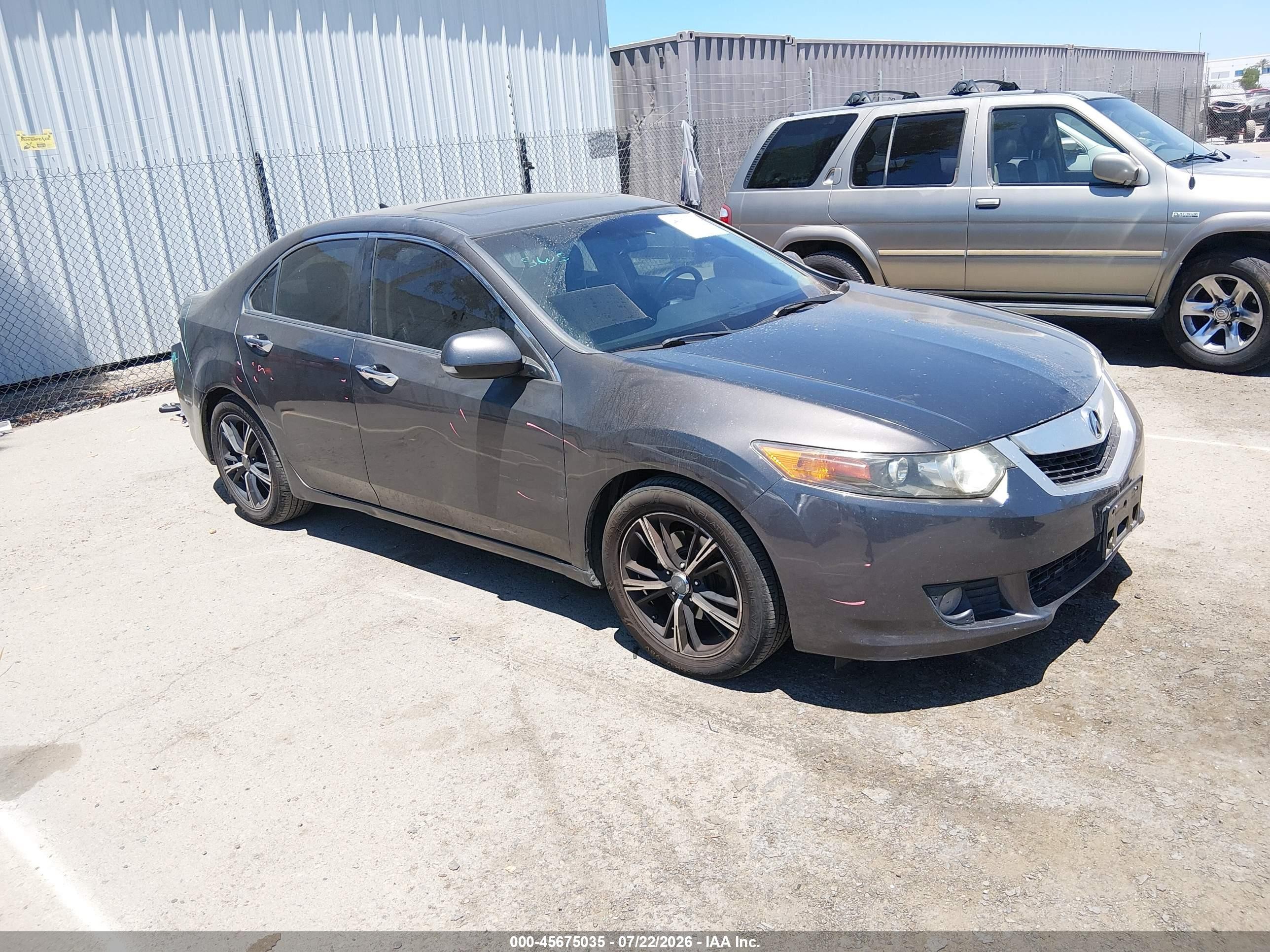 2010 Acura TSX, VIN JH4CU2F62AC027904 — Rear end