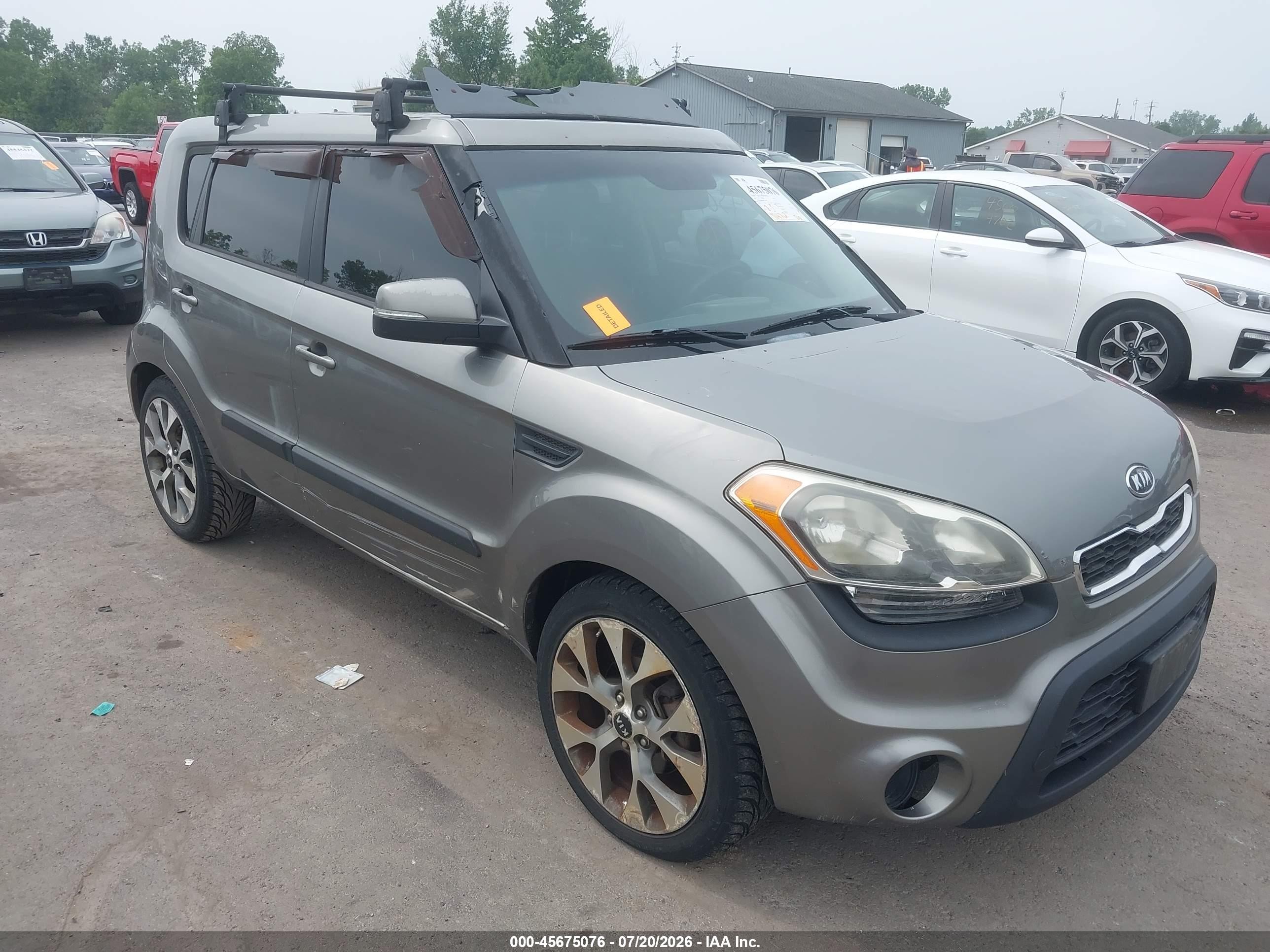 2012 Kia Soul +, VIN KNDJT2A67C7384073 — Hail