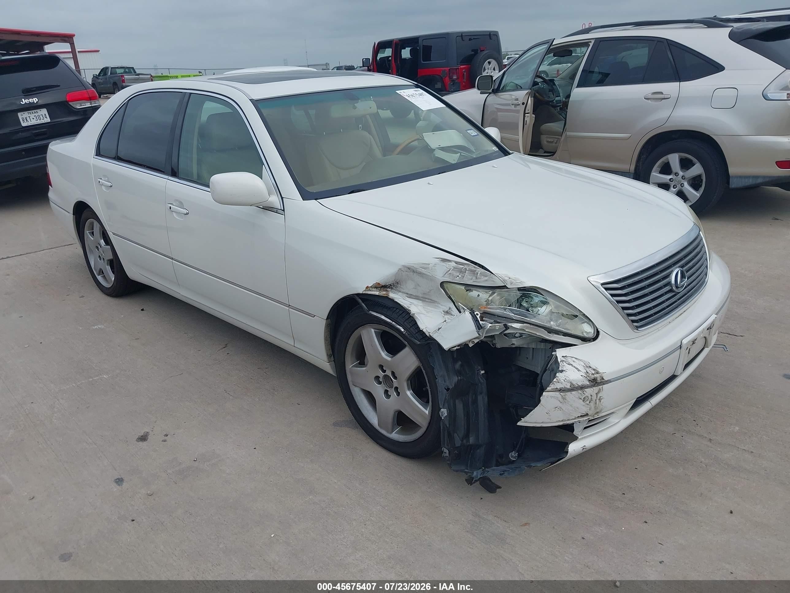 2006 Lexus LS 430, VIN JTHBN36F865047164 — Перед