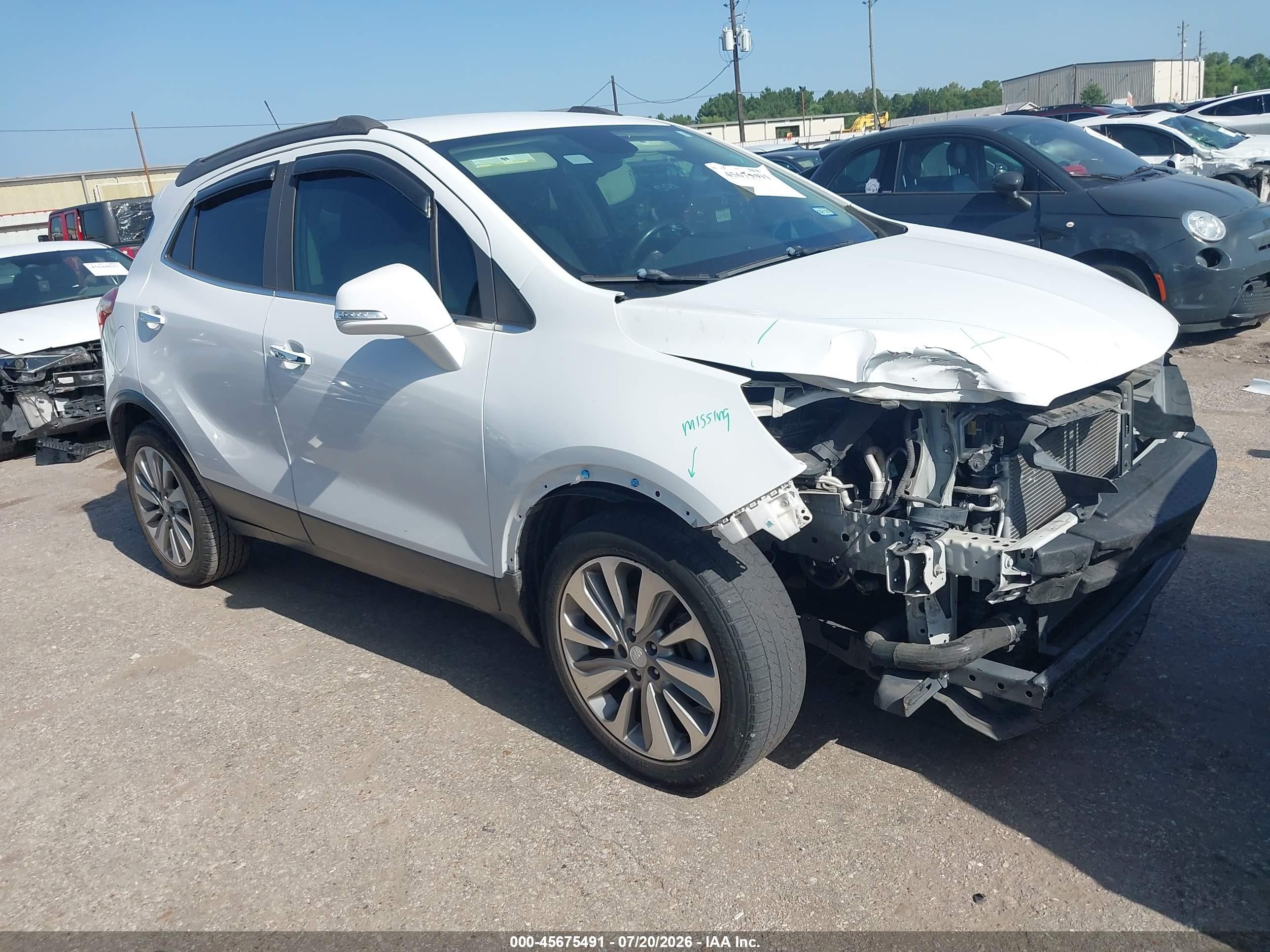 2019 Buick Encore Preferred, VIN KL4CJASB3KB702507 — Front end