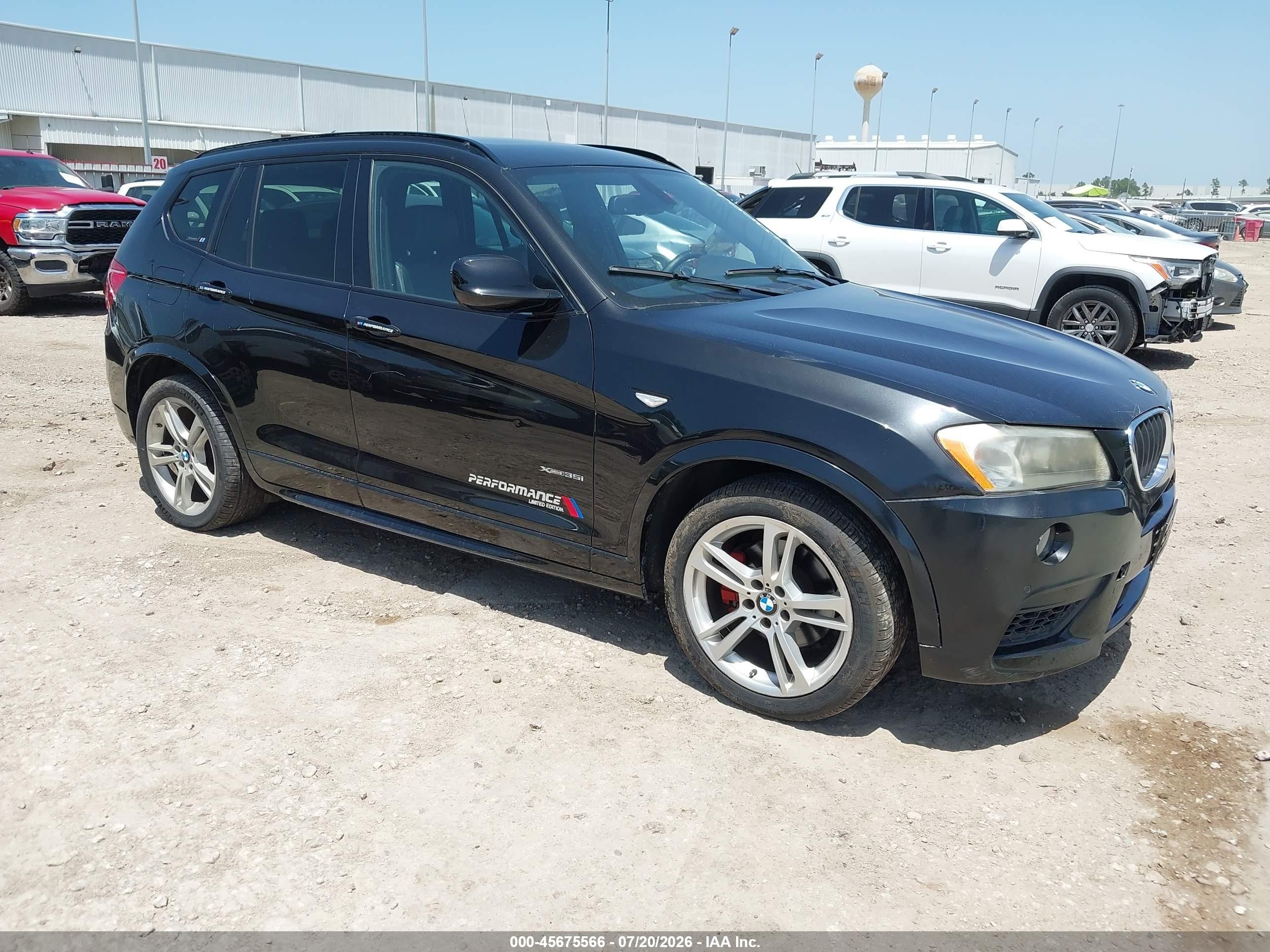 2012 BMW X3 35i, VIN 5UXWX7C53CL975227 — Обычный износ