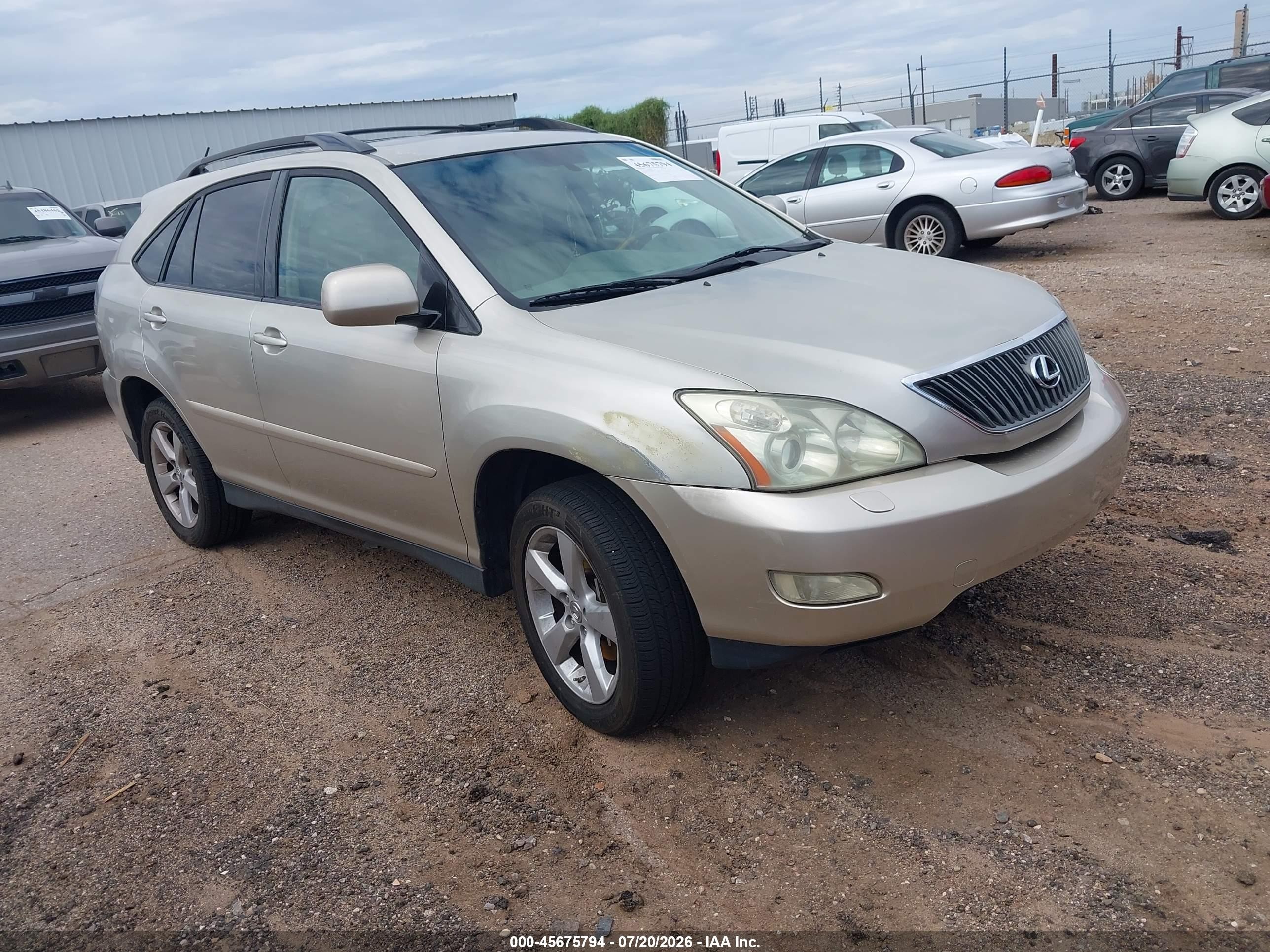 2007 Lexus RX 350, VIN JTJGK31UX70003944 — Обычный износ