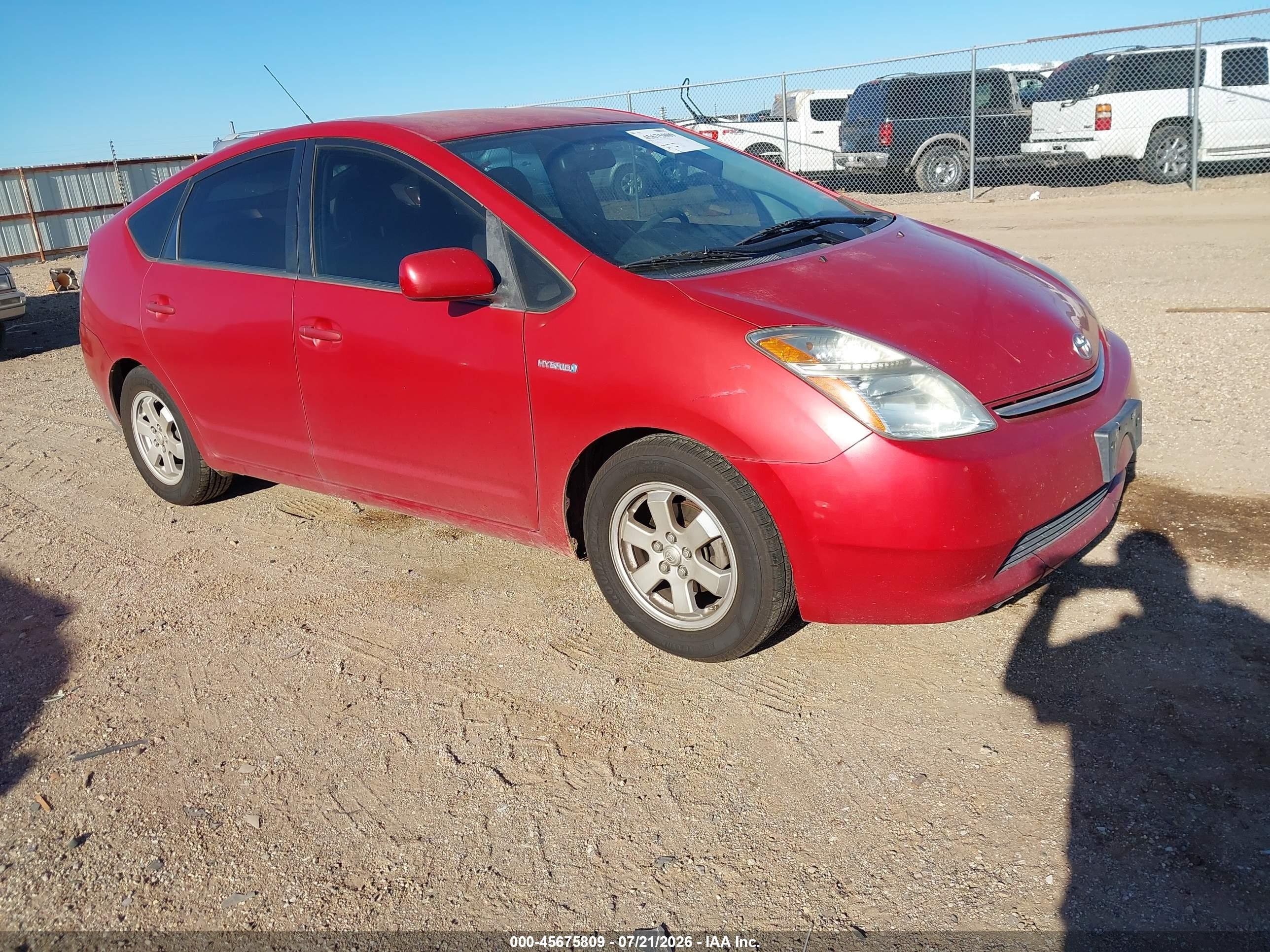 2007 Toyota Prius, VIN JTDKB20U977670276 — Normal wear